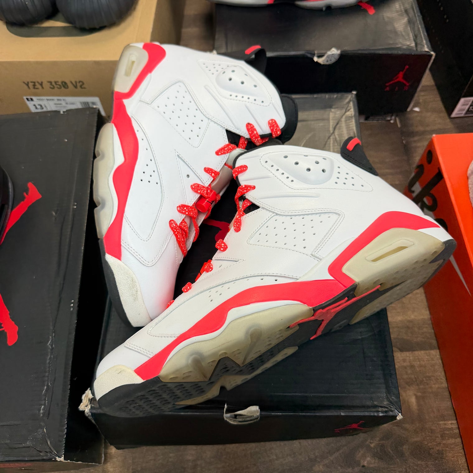 White Infrared Jordan 6 Retro (2014) (USED)