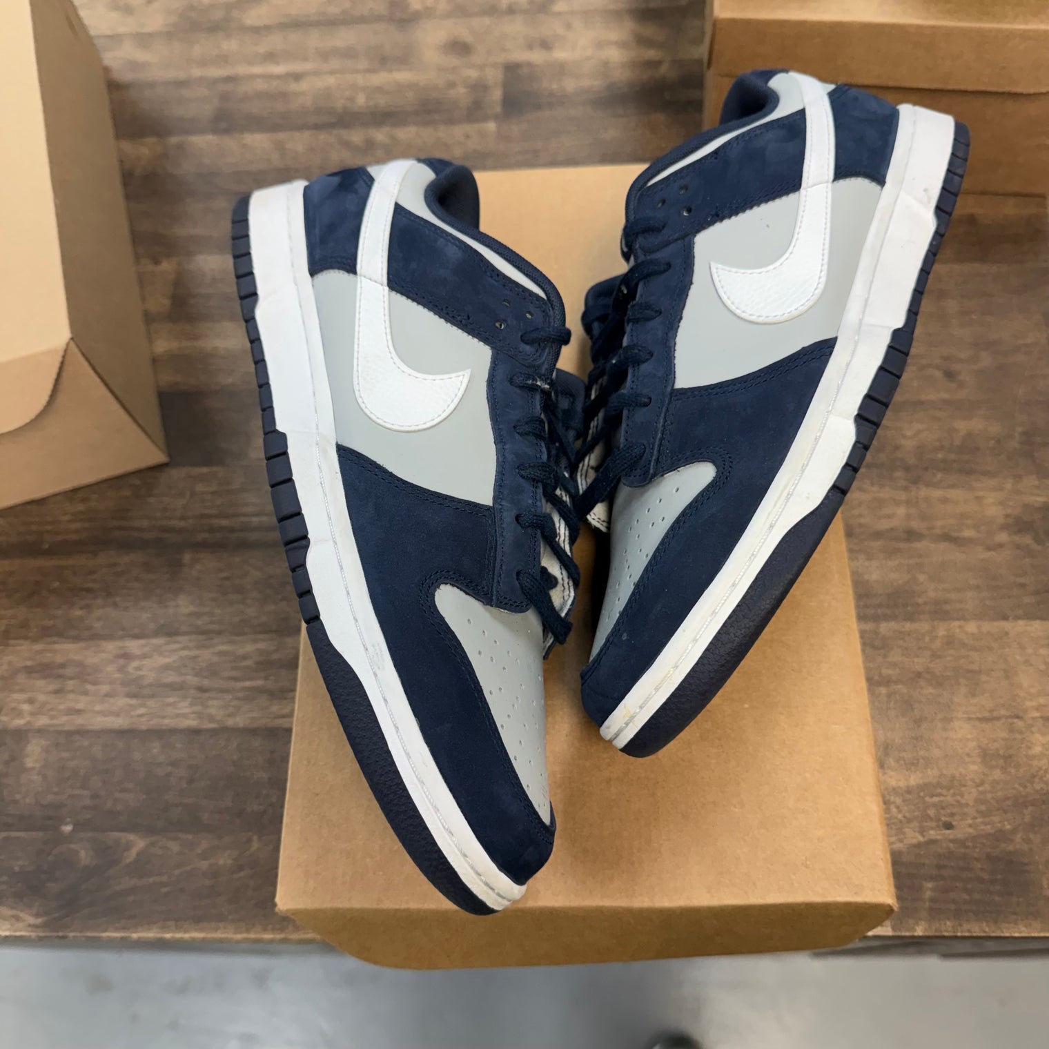 Georgetown Suede Dunk Low (USED, No Box)