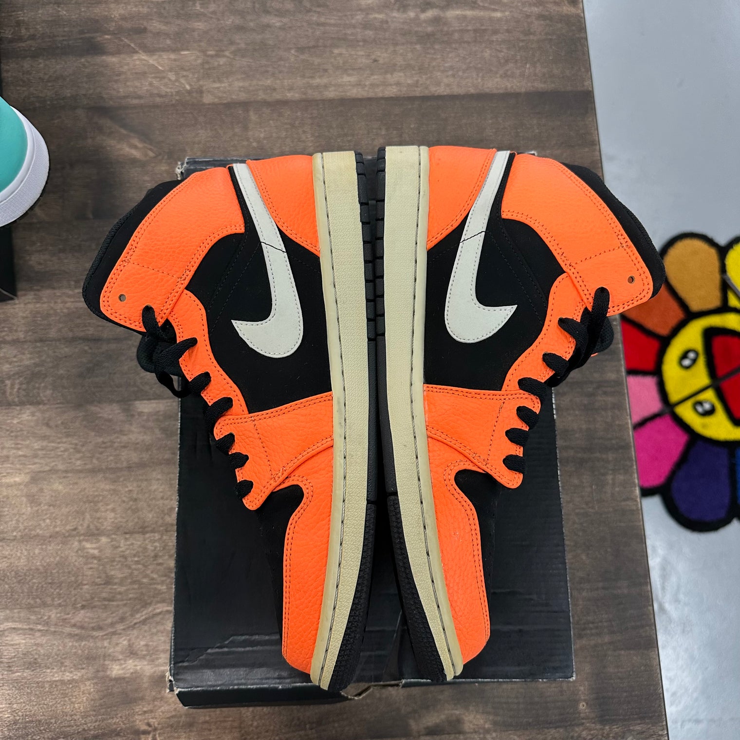 Jordan 1 Mid Black Cone (US 11) (USED)