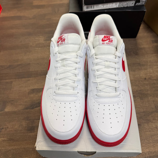 White Red Midsole Air Force 1 Low (Used)