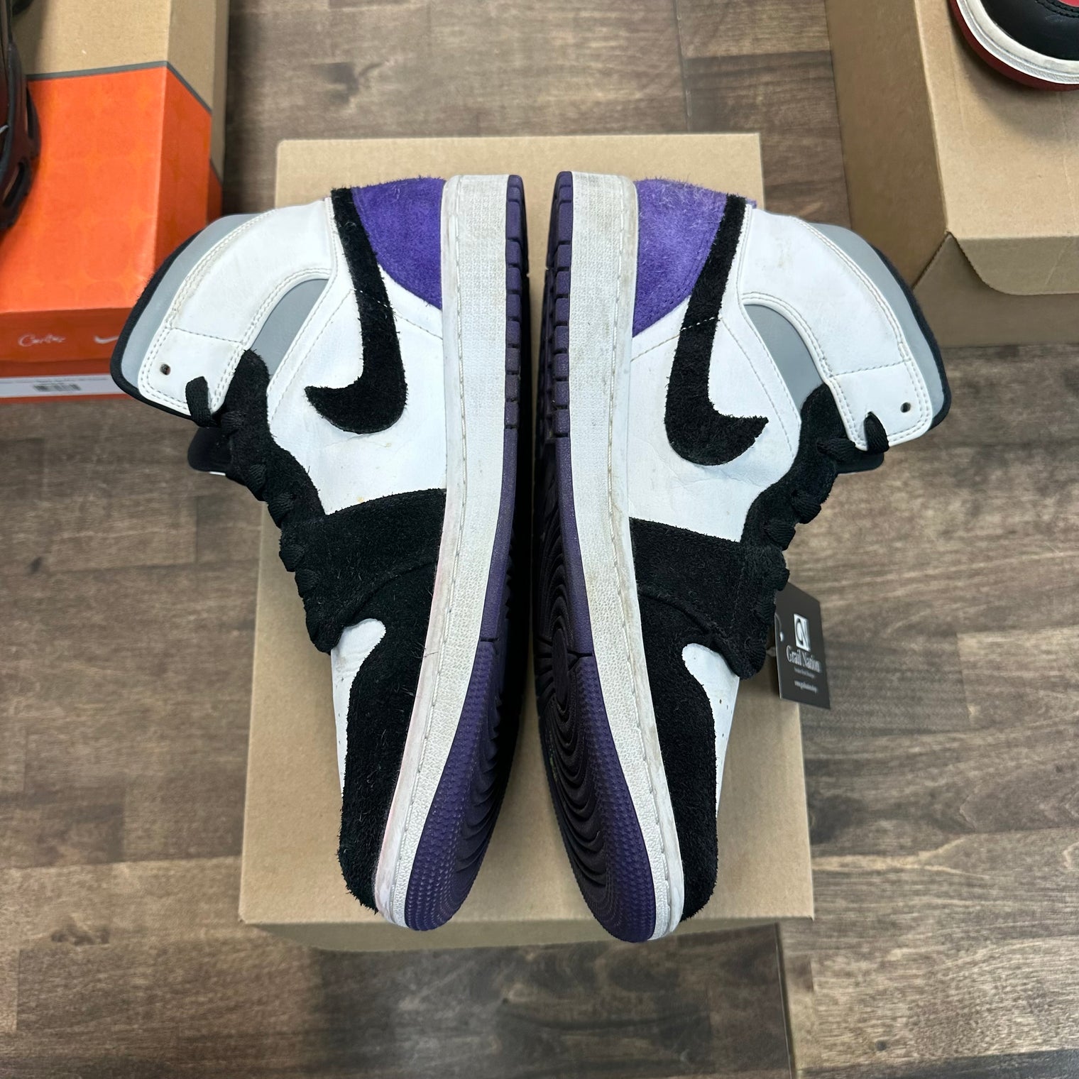 Jordan 1 Mid Purple SE (USED, No Box)