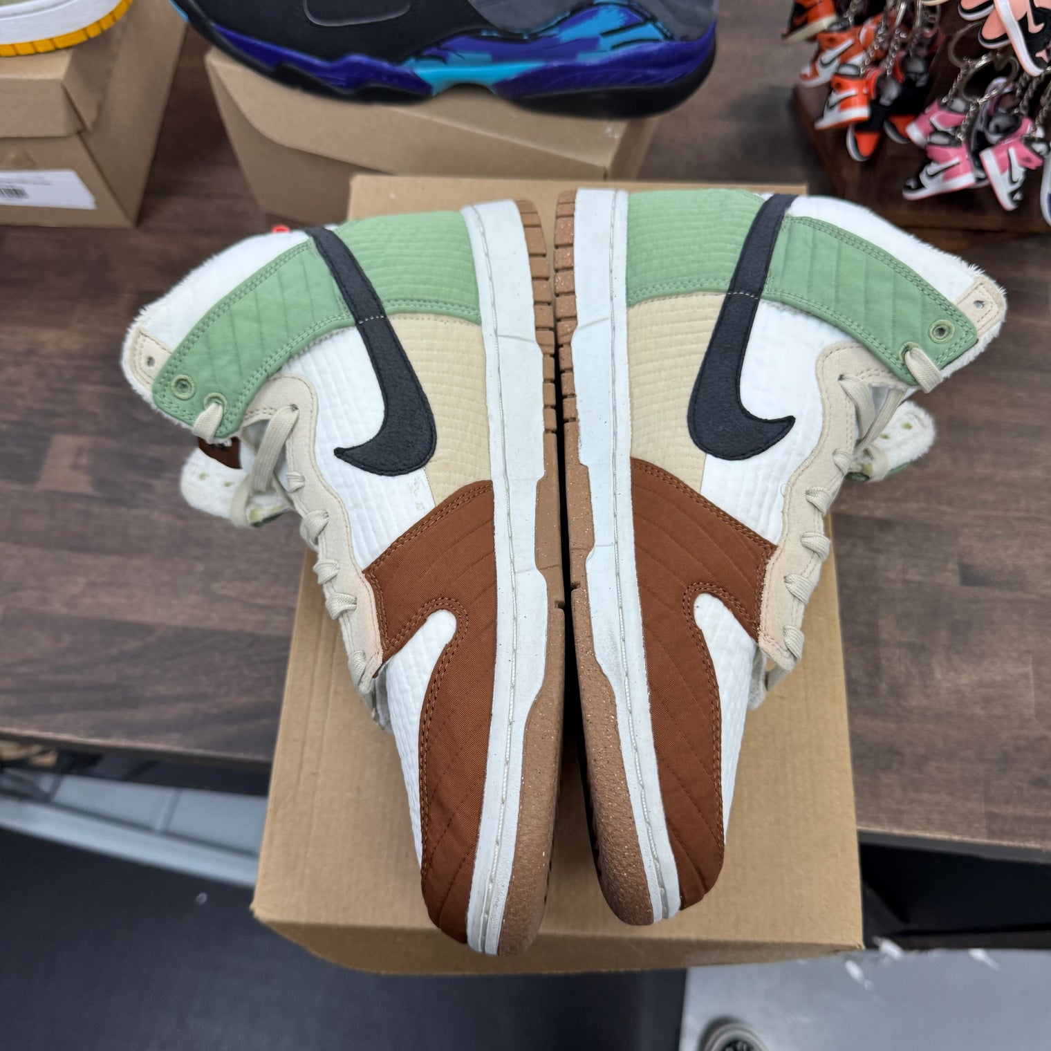 Next Nature Summit White Nike Dunk High (Women's) (USED, No Box)