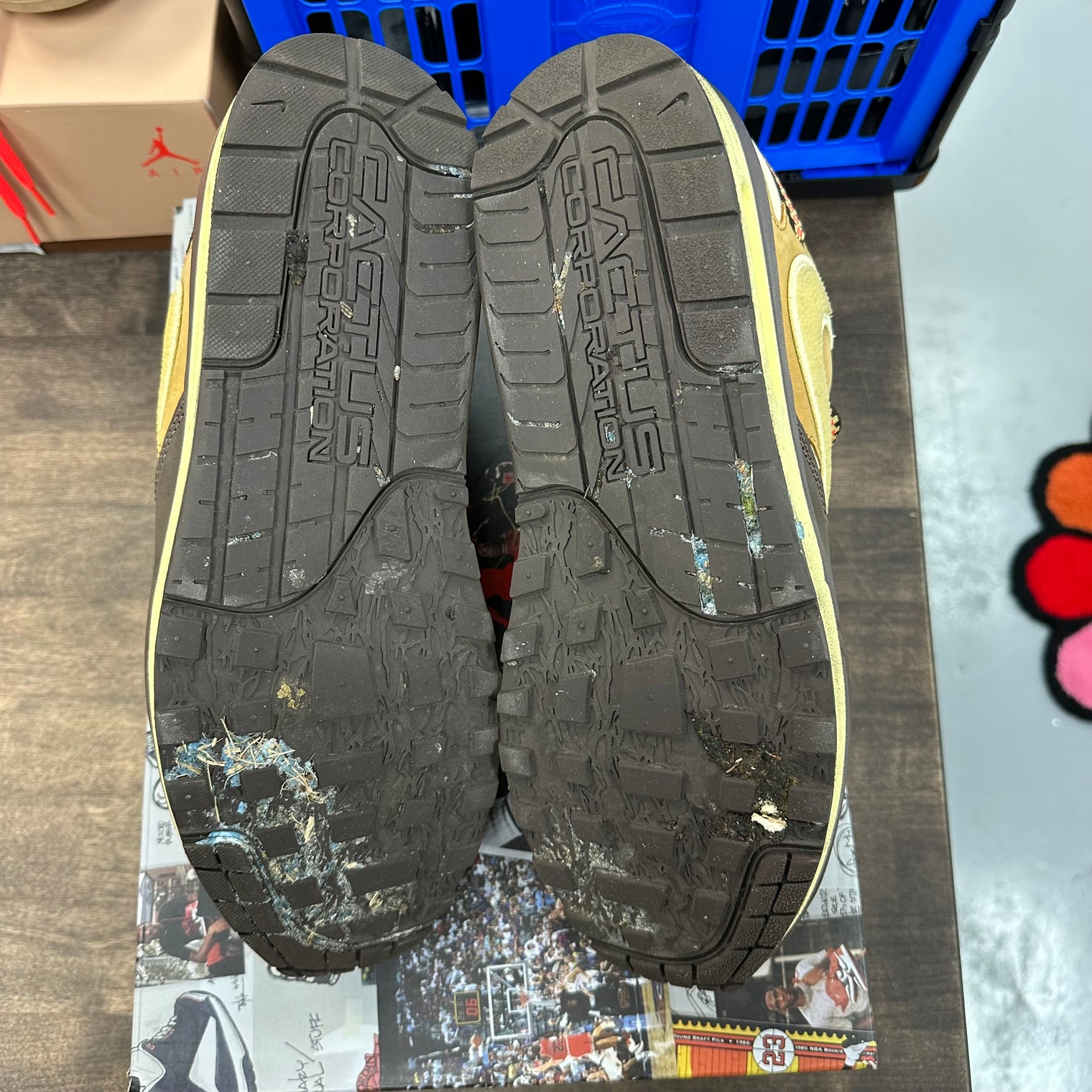 Baroque Brown Travis Scott Air Max 1 (USED, Replacement Box)