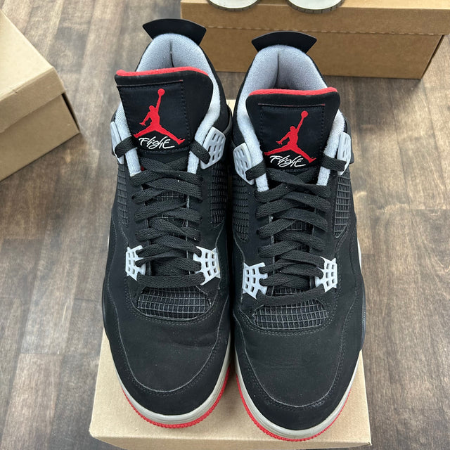 Bred Jordan 4 (2019) (USED, No Box)
