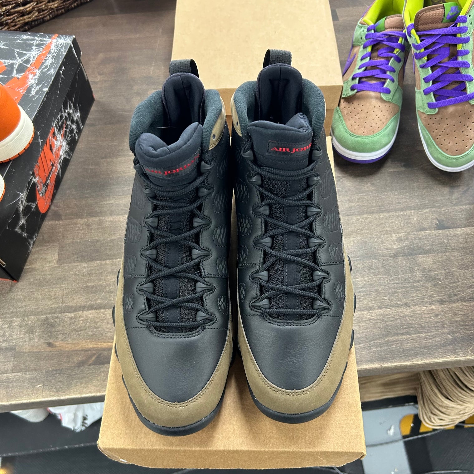 Olive Jordan 9 Retro (2024) (USED, No Box)