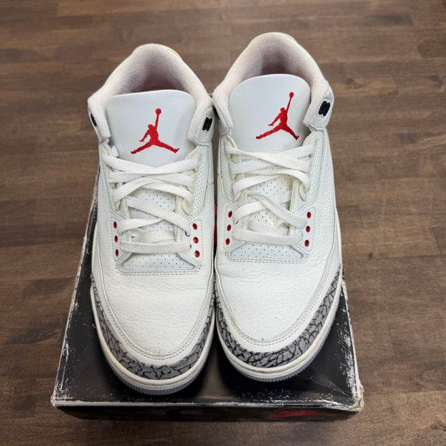 White Cement Jordan 3 Reimagined (USED)