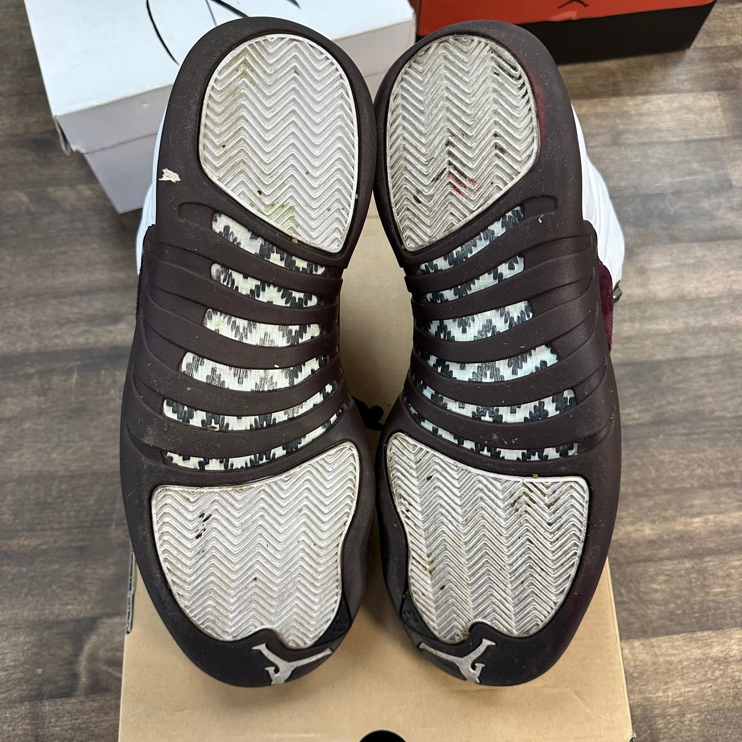 (W) White A Ma Maniere Jordan 12 Retro (USED)