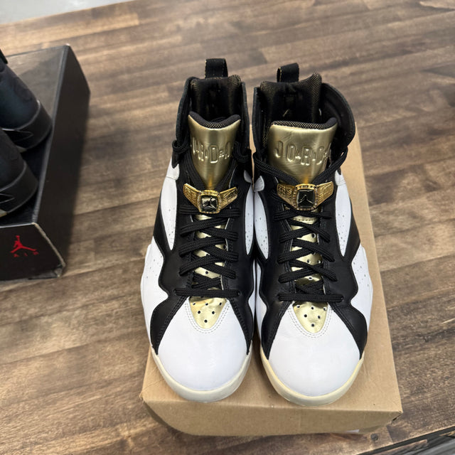 Championship Pack Champagne Jordan 7 Retro (USED, No Box)