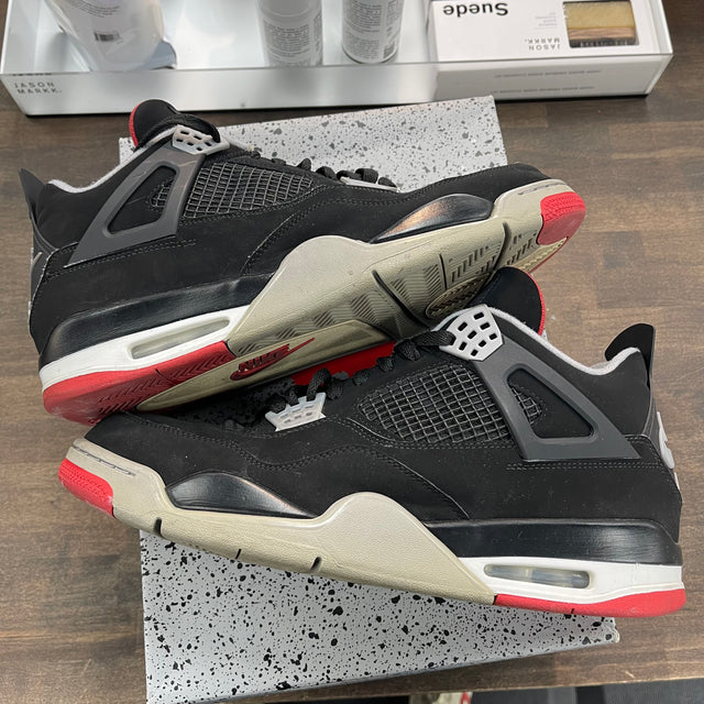Bred Jordan 4 2019 (USED, No box, Defect)