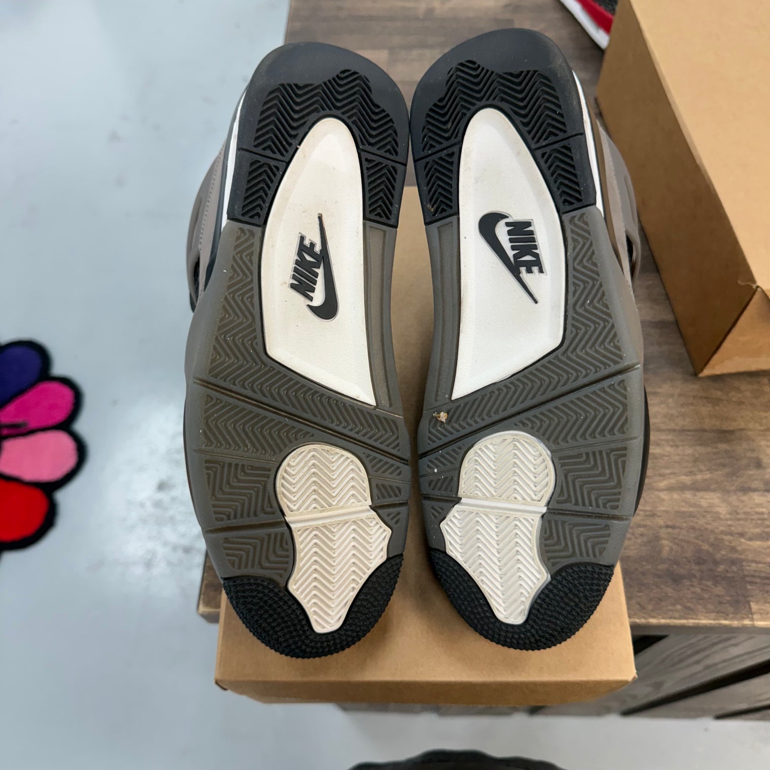 Cave Stone Jordan 4 Retro (USED, No Box)