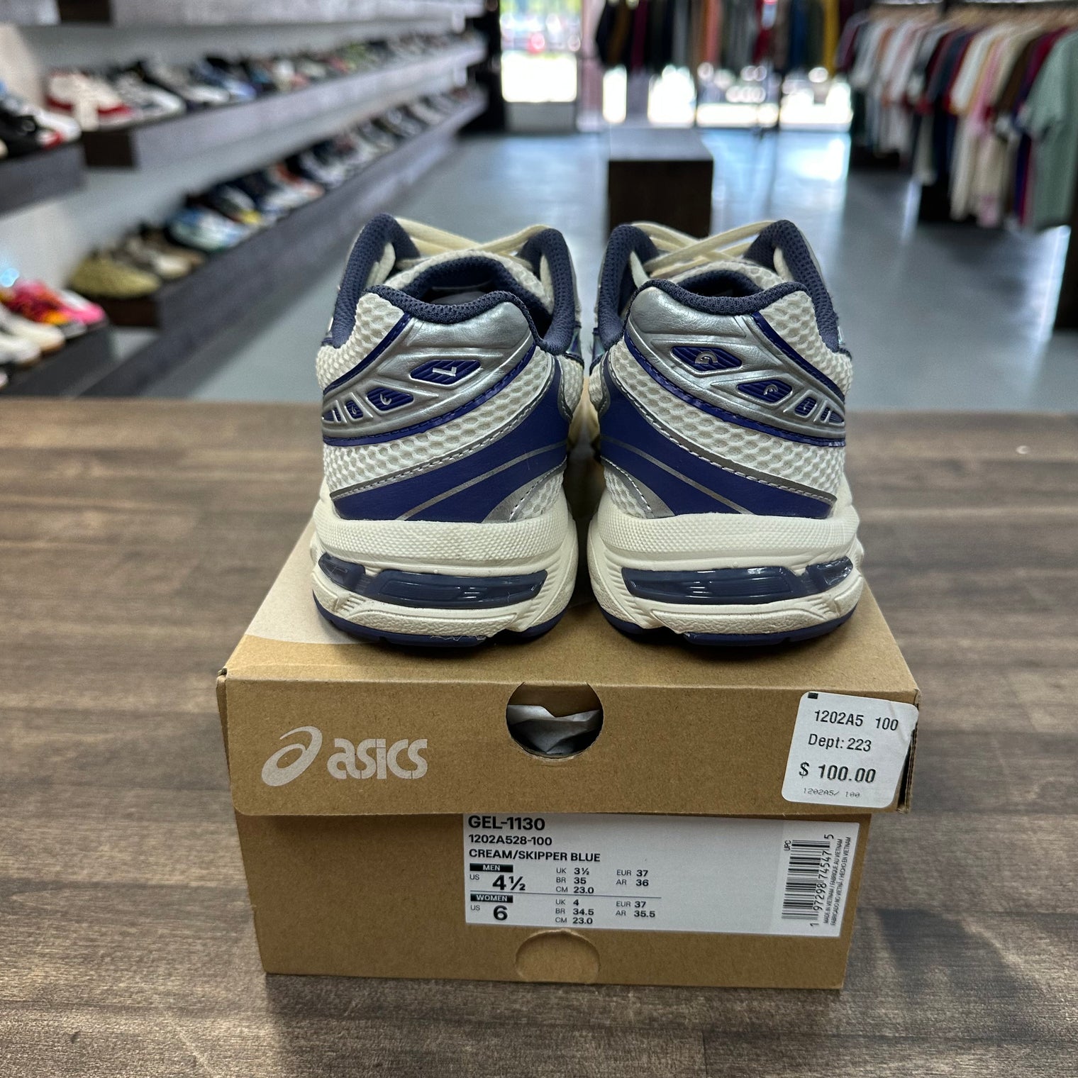 (W) White Future Dusk Asics Gel-1130 (USED)