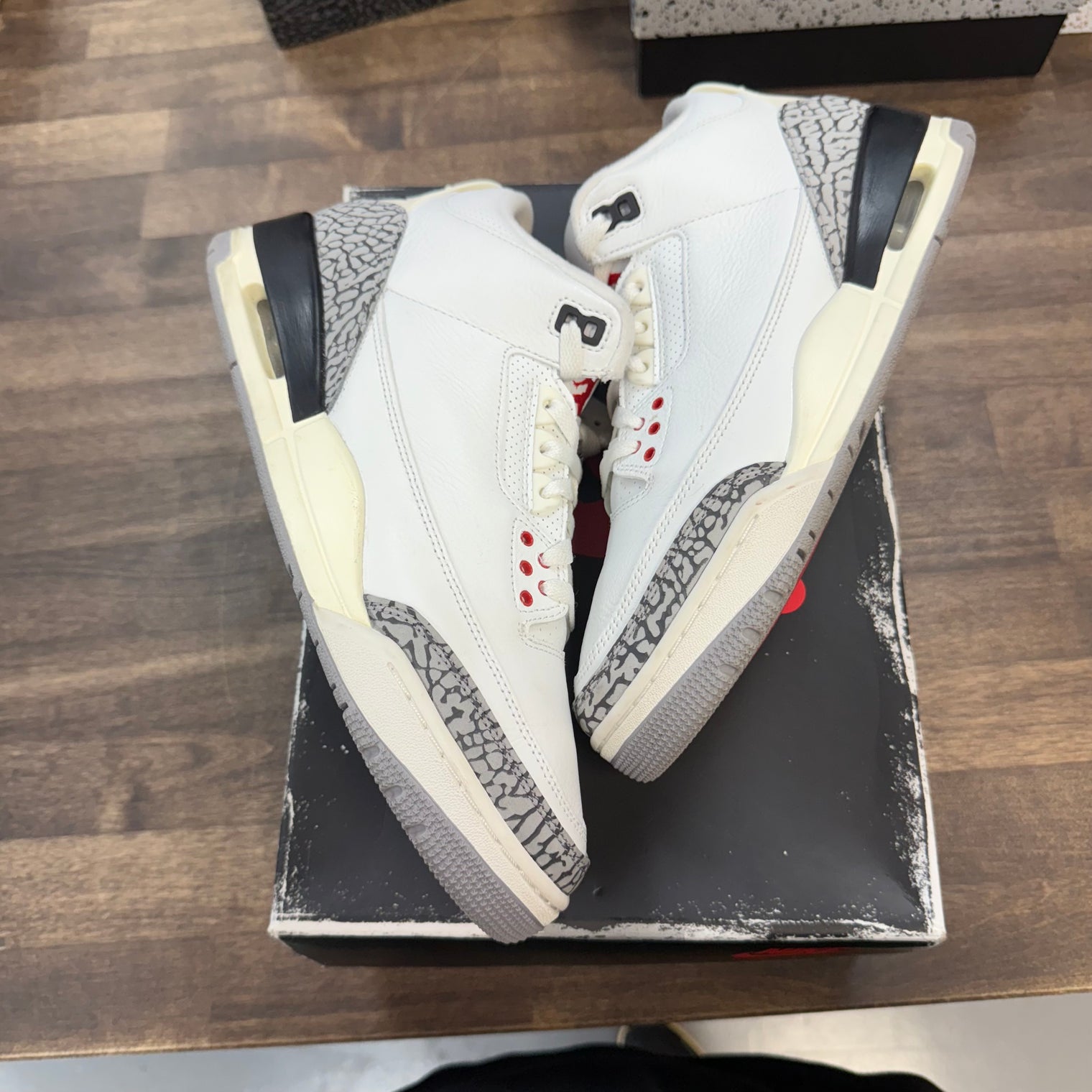 White Cement Jordan 3 Retro (USED)