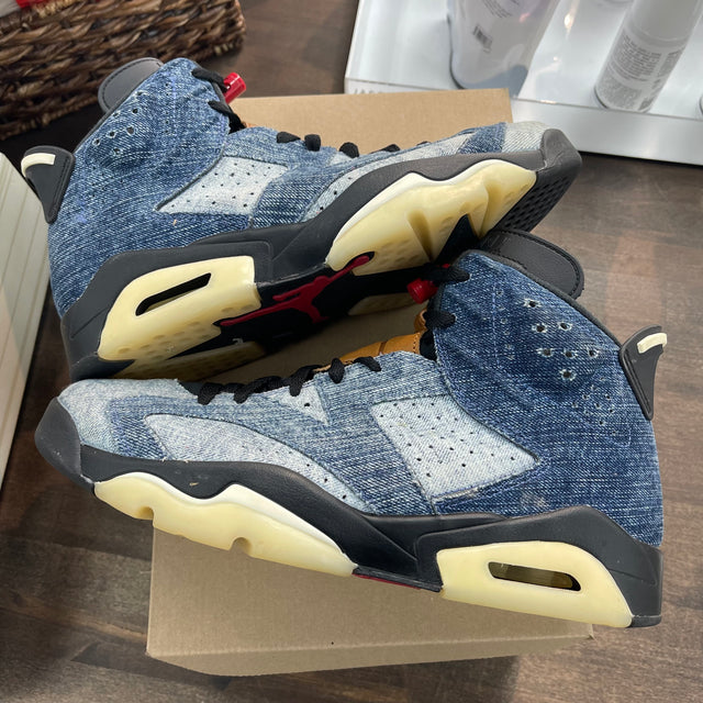 Denim Jordan 6 (USED,No Box)