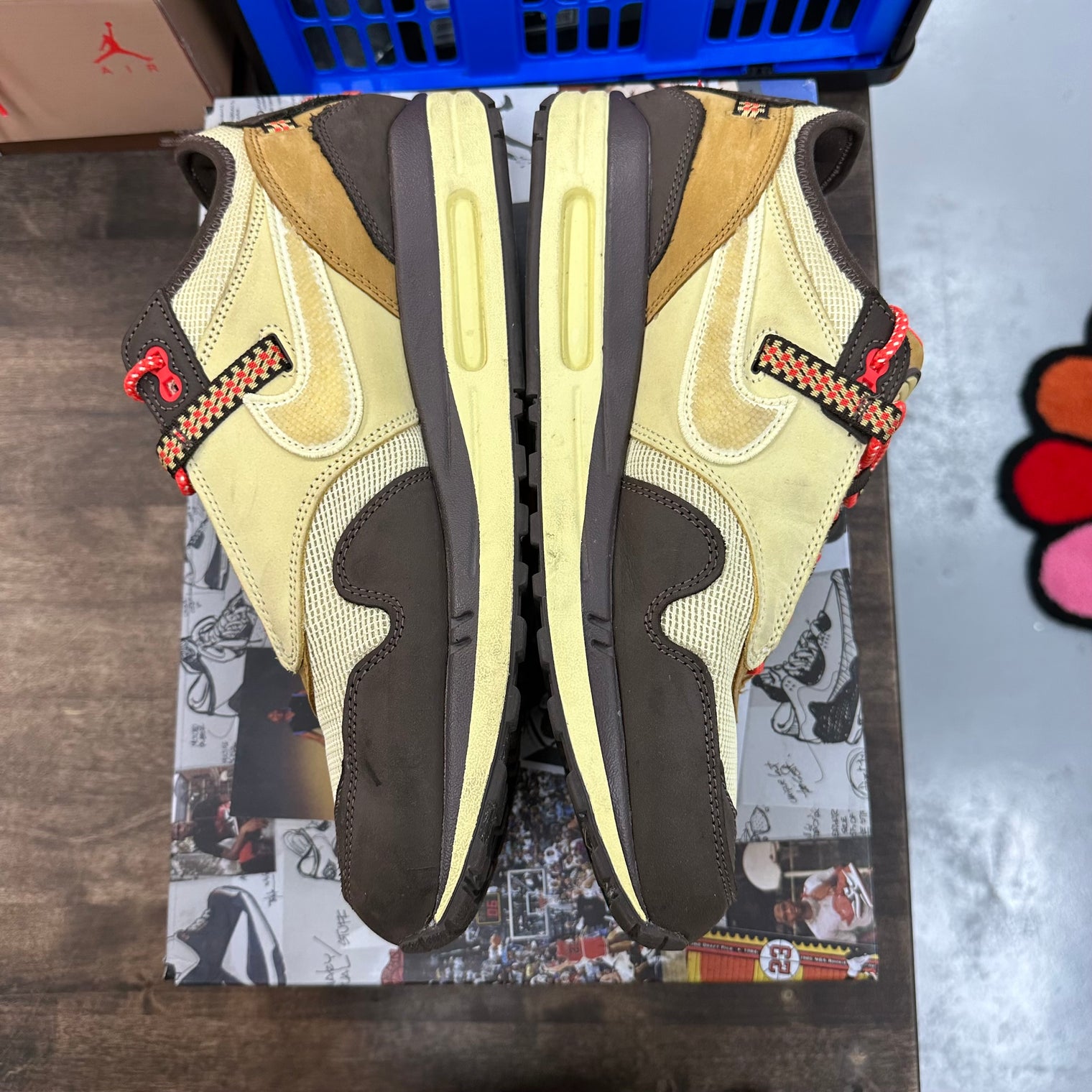 Baroque Brown Travis Scott Air Max 1 (USED, Replacement Box)