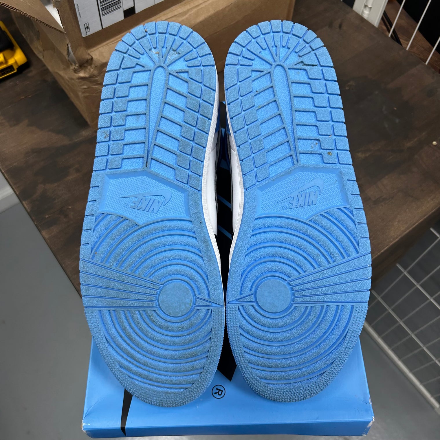 UNC Toe Jordan 1 High (USED)