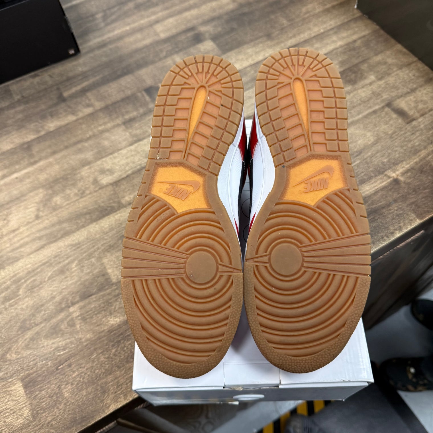 Nike By You Nike Dunk Low Red Black White (US 10) (USED)