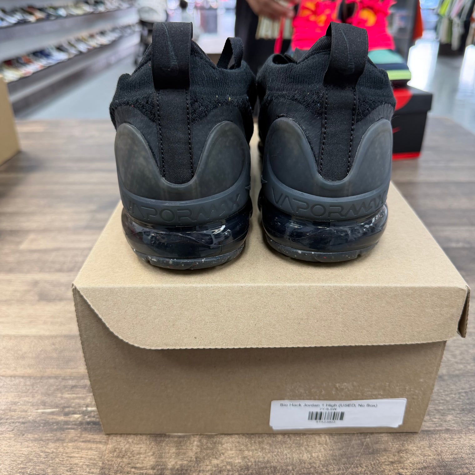 Black Anthracite Nike Air VaporMax 2021 FK (USED, No Box)
