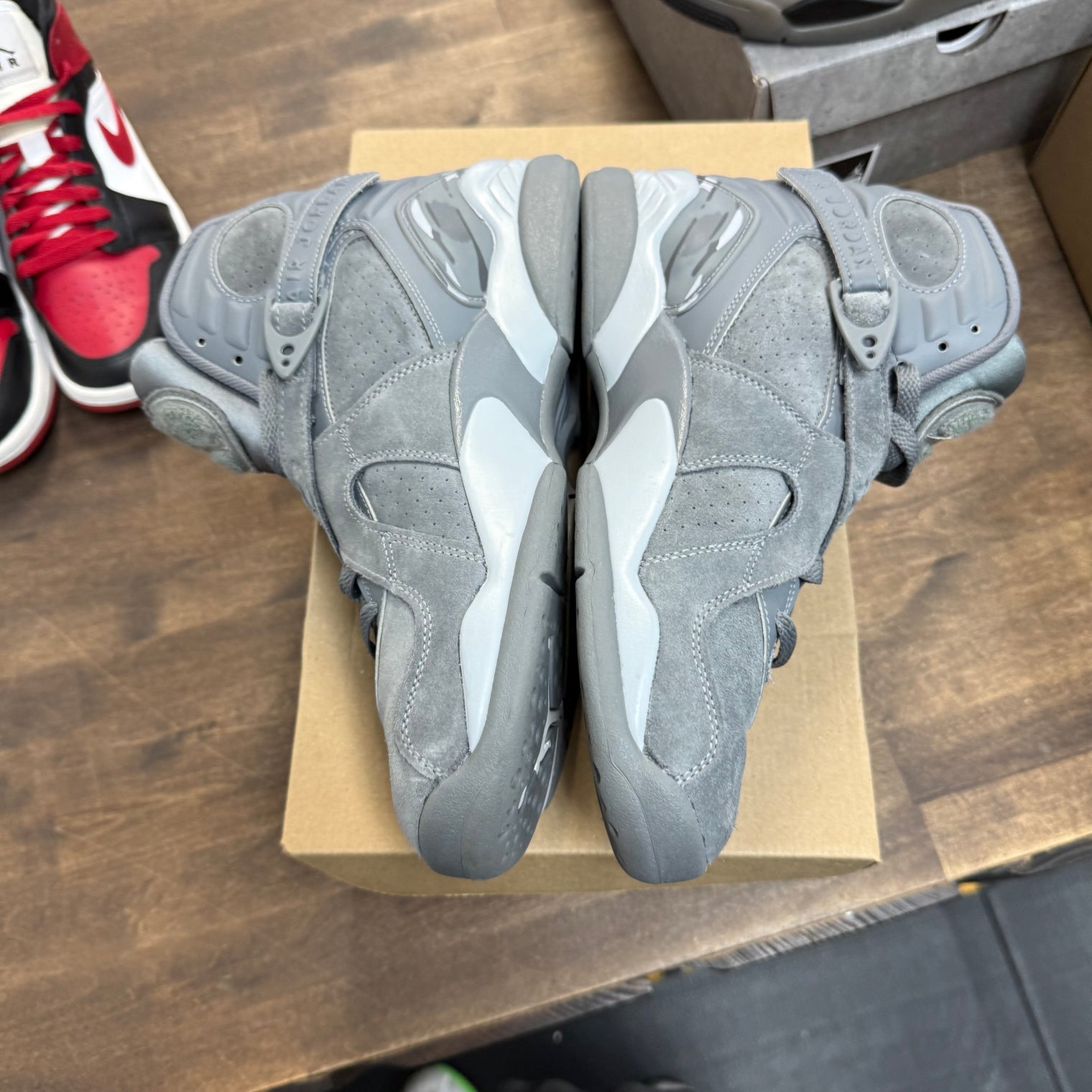 Cool Grey Jordan 8 Retro (USED, No Box)