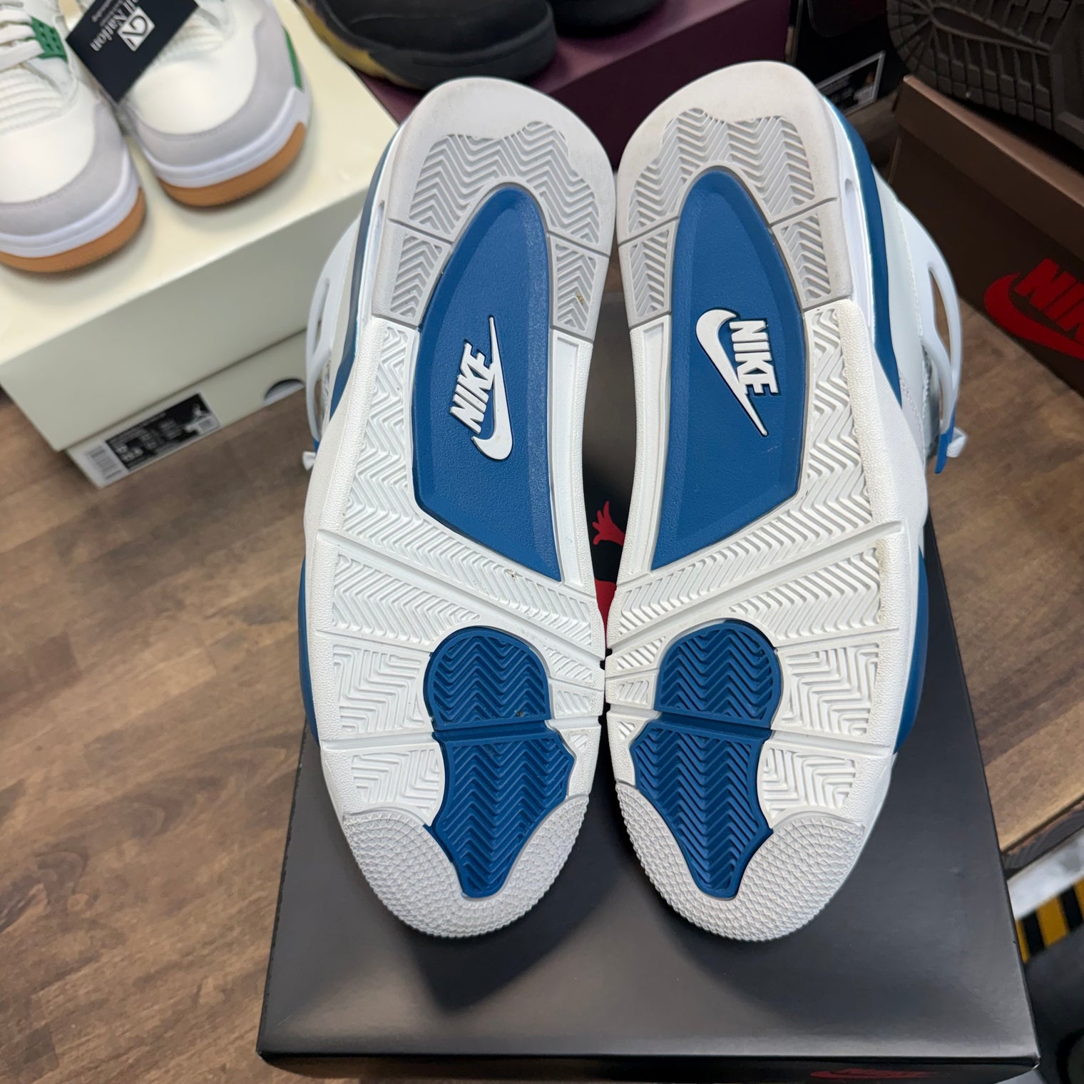 Military Blue Jordan 4 Retro (USED)