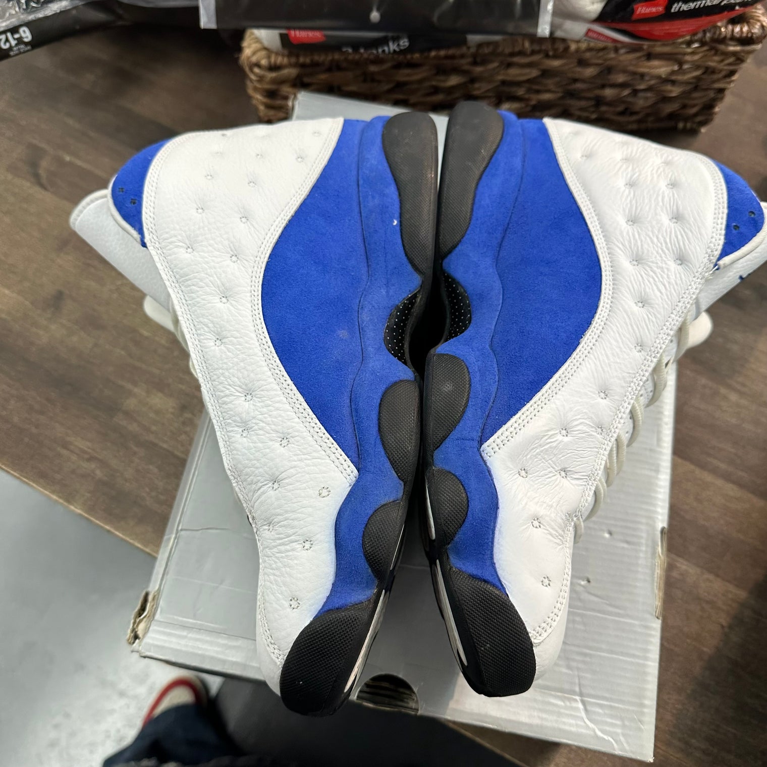 White Hyper Royal Black Jordan 13 Retro (USED)