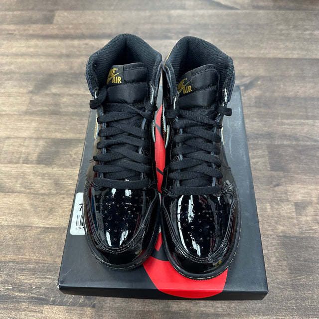 Black Metallic Gold Jordan 1 High (GS) (USED)