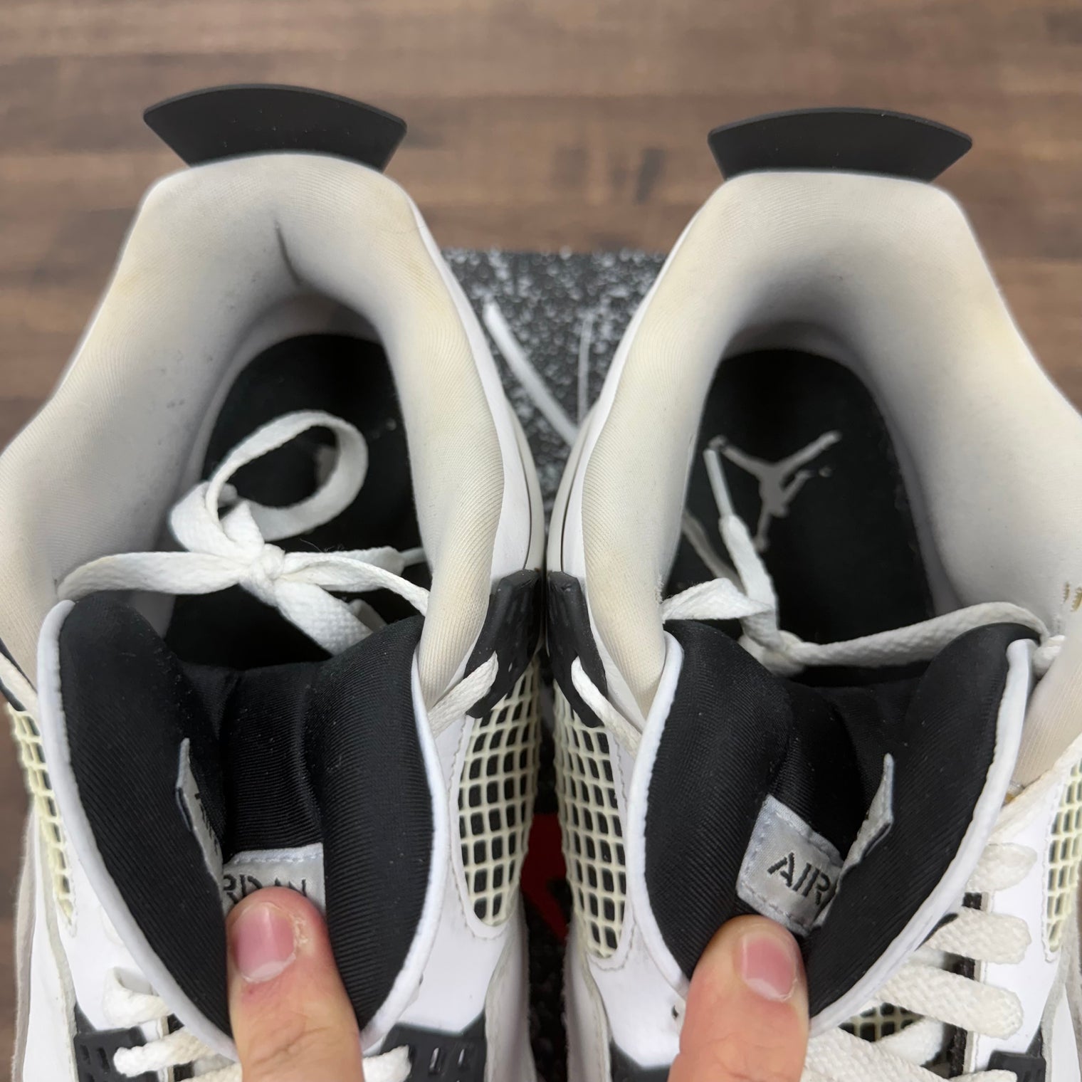 Jordan 4 Retro Military Black (US 11.5) (USED)