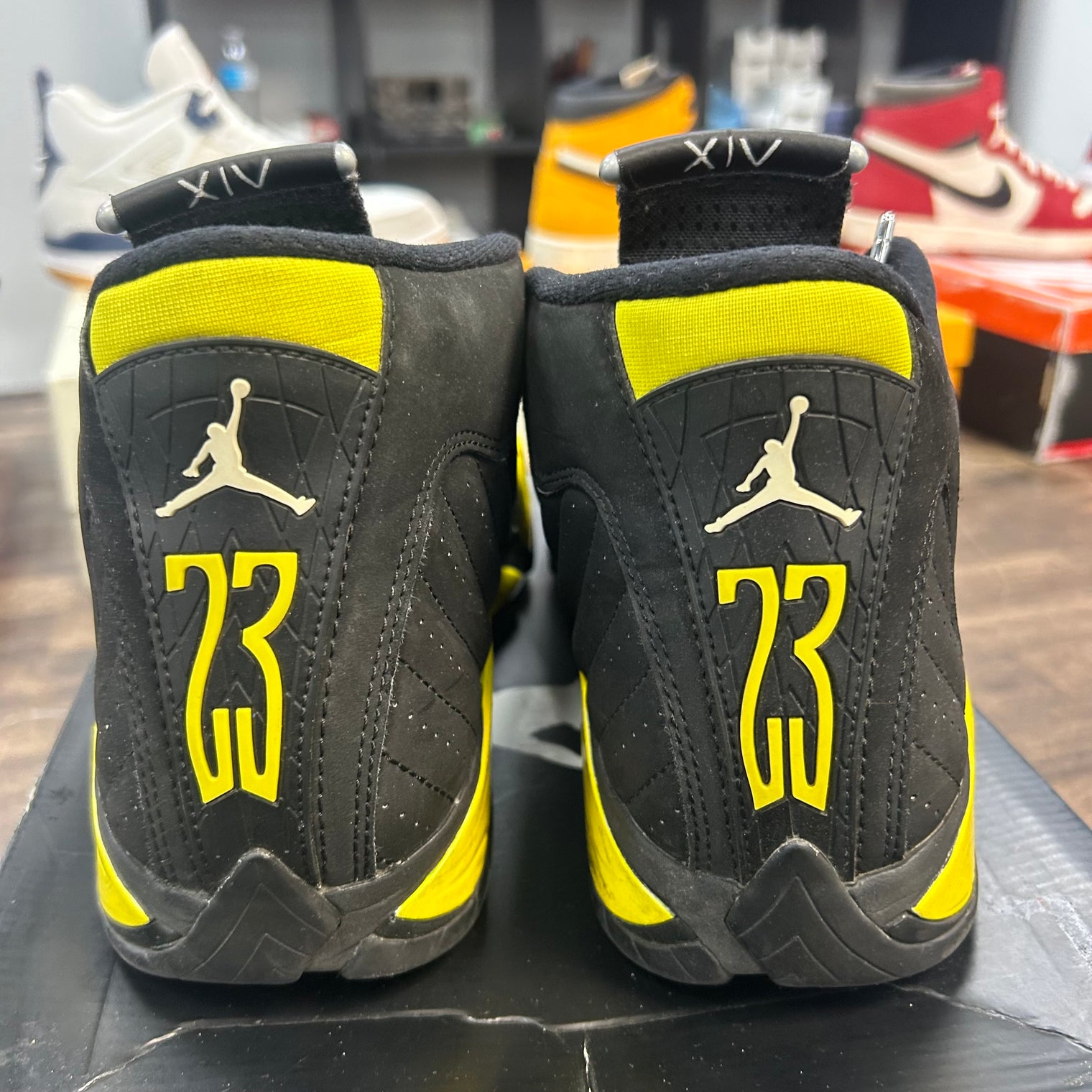 Yellow Thunder Jordan 14 Retro (USED)