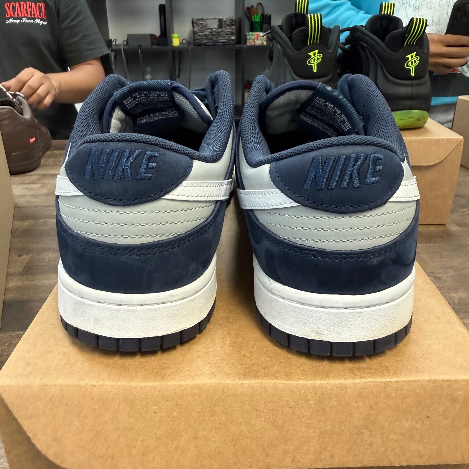 Georgetown Suede Dunk Low (USED, No Box)