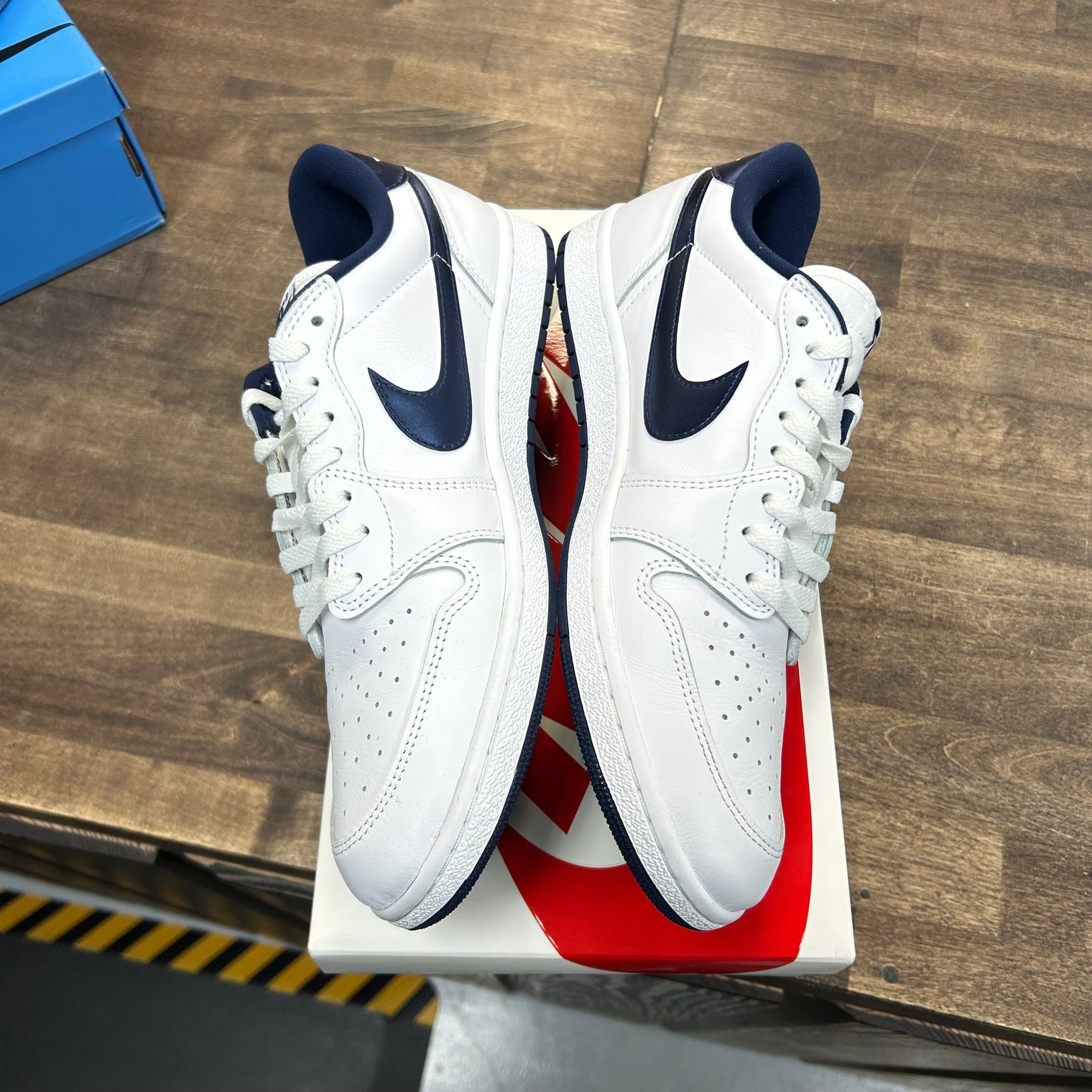 Metallic Blue Jordan 1 Retro Low '85 (USED)