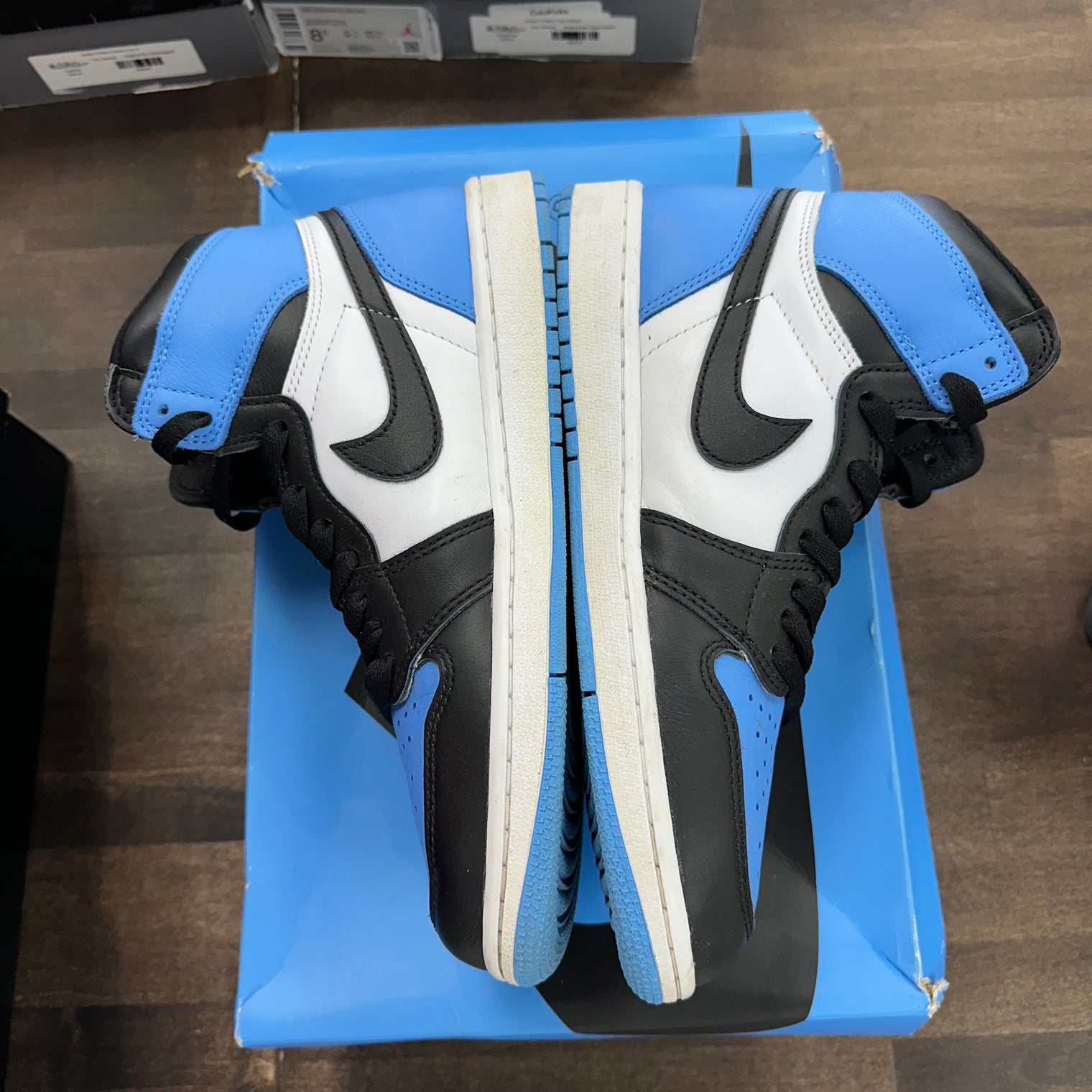UNC Toe Jordan 1 Retro High OG (USED)