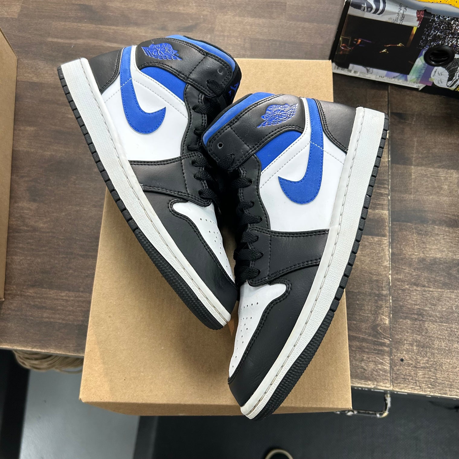 Racer Blue Jordan 1 Mid (USED, No Box)