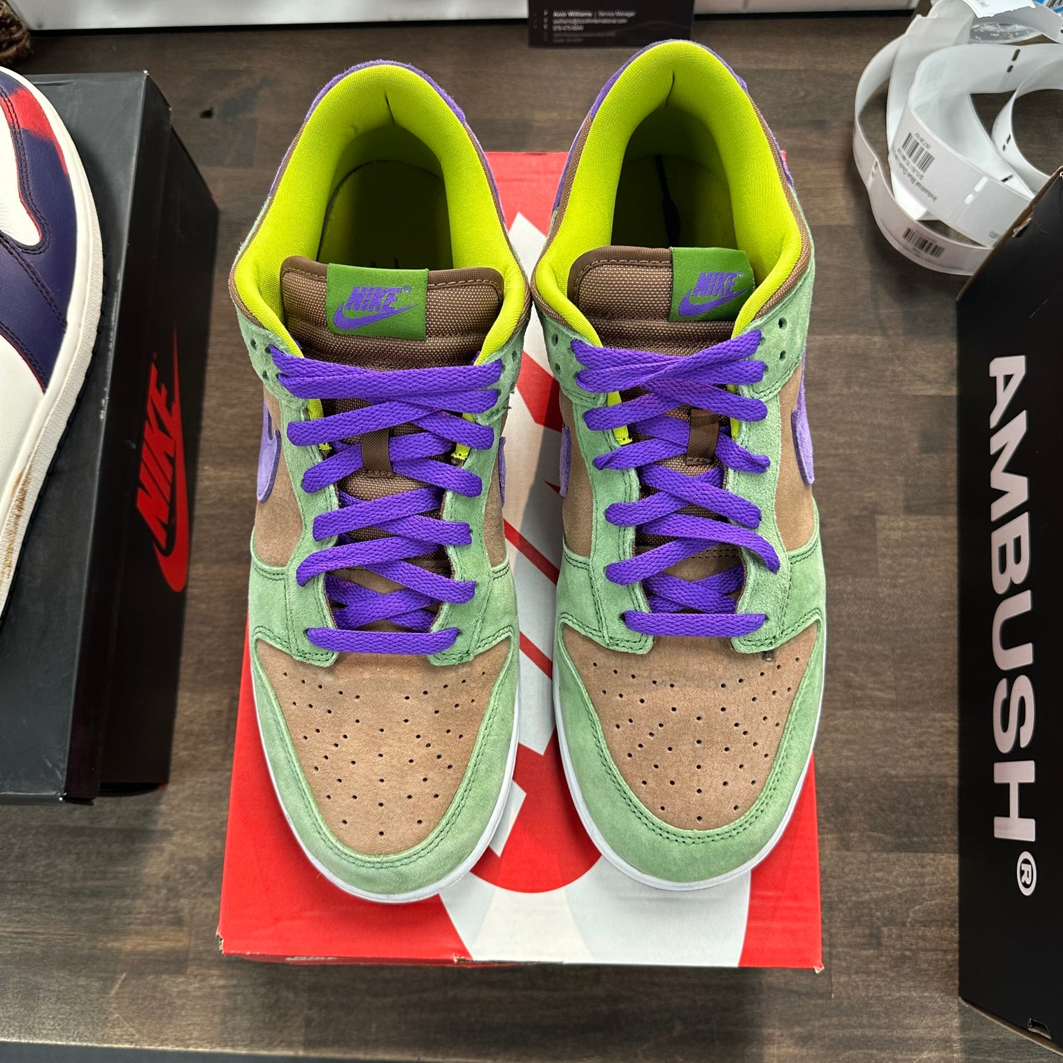 Veneer Dunk Low (USED)