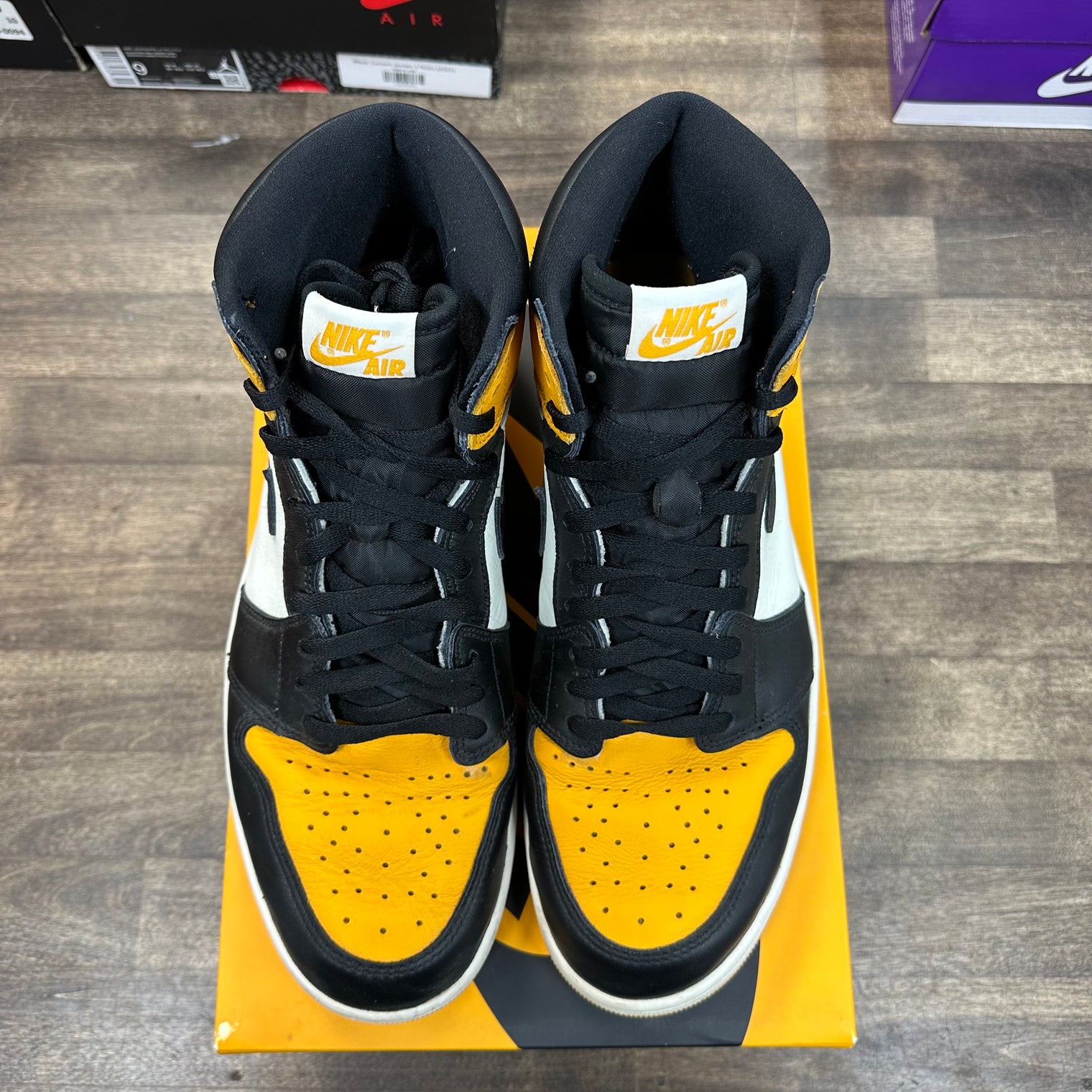Taxi Yellow Toe Jordan 1 High (USED)