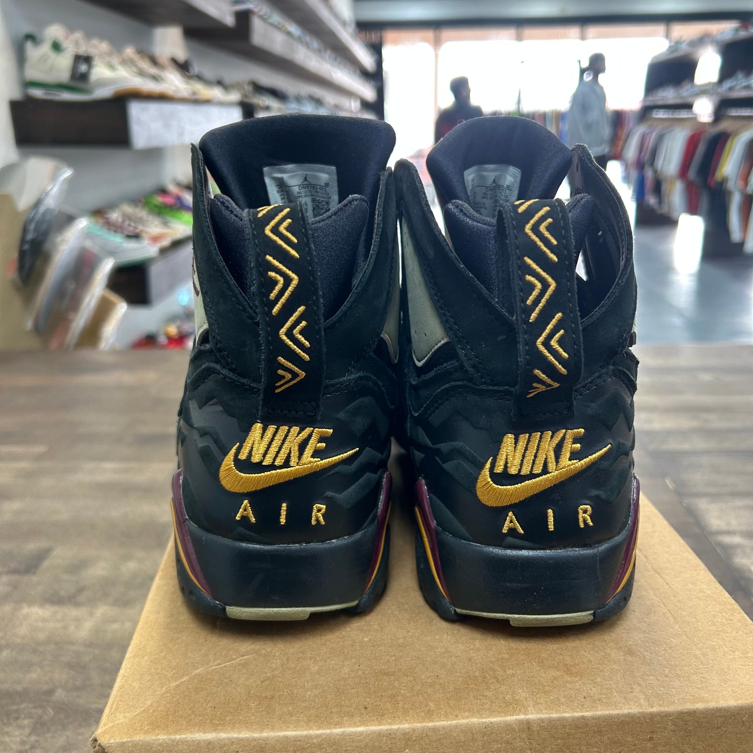 Jordan 7 Retro Black Olive (US 10) (USED,No Box, No Insoles)