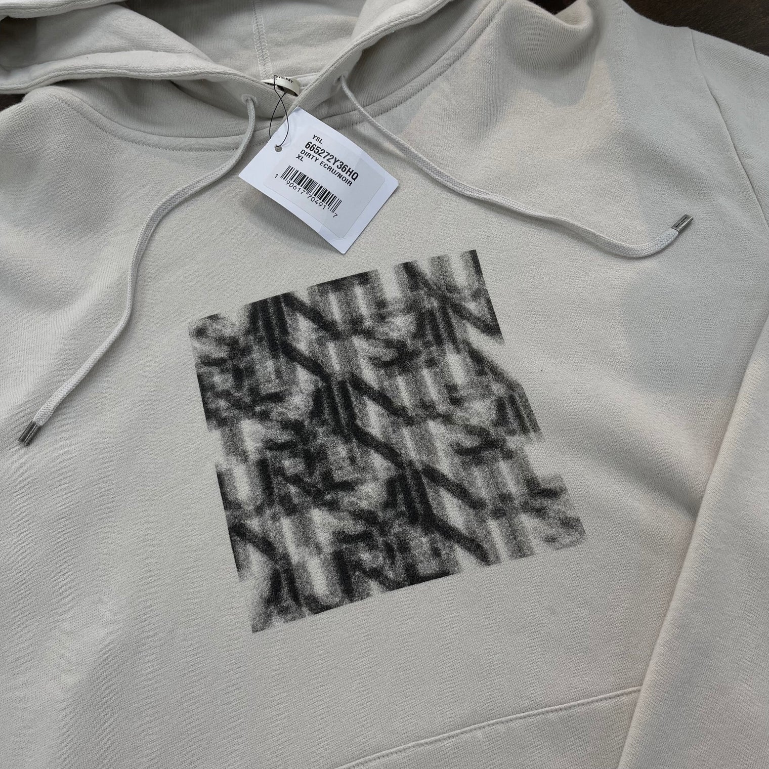 Saint Laurent Distorted Hoodie
