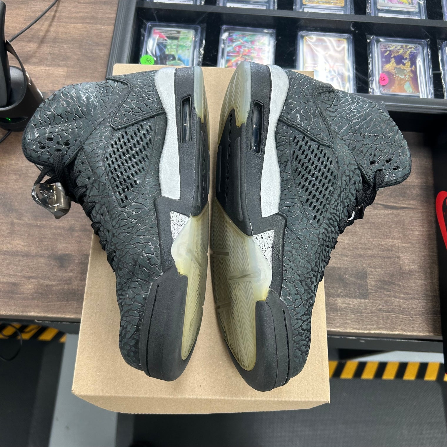 3Lab5 Black Silver Jordan 5 Retro (USED, No Box)