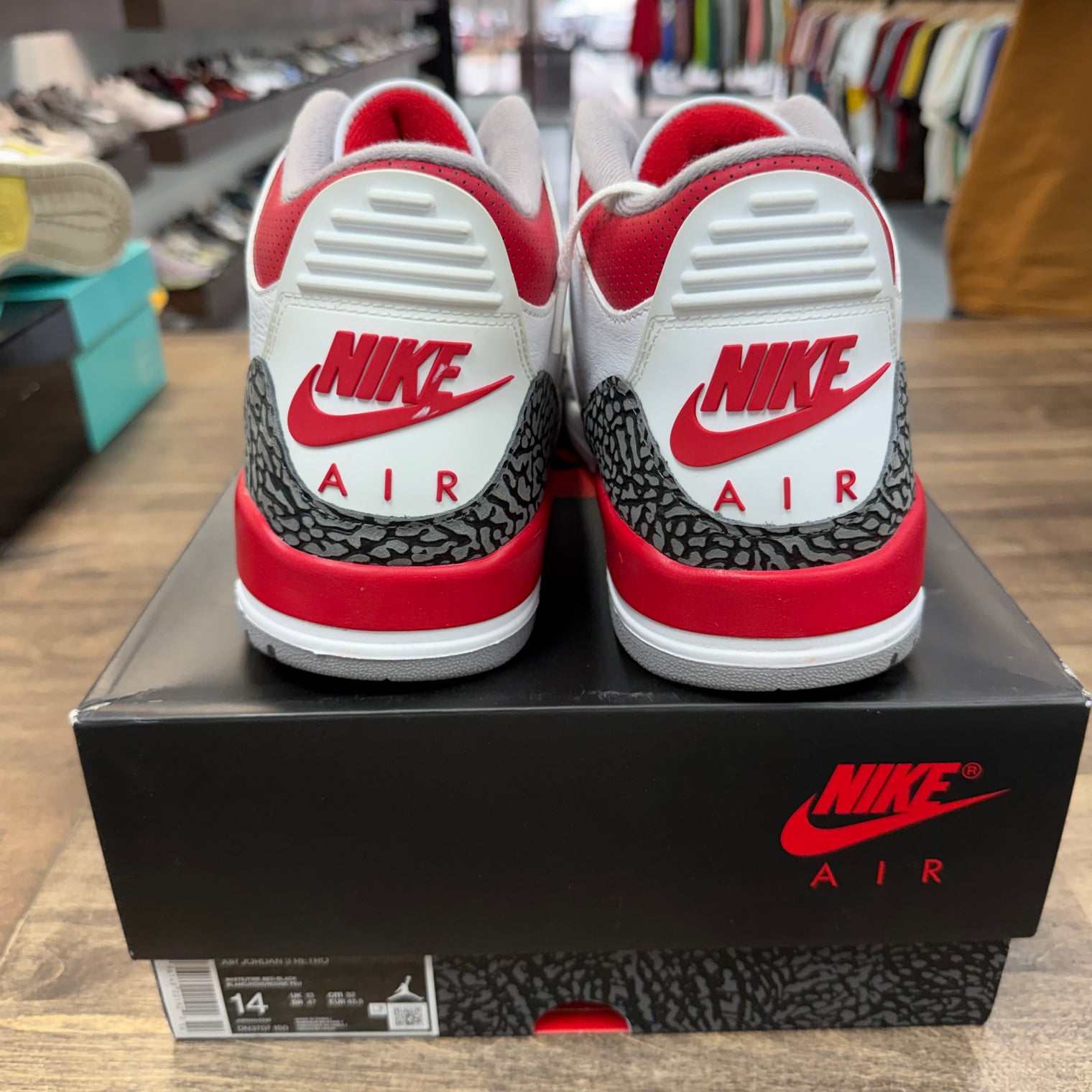 Fire Red Jordan 3 Retro (USED)