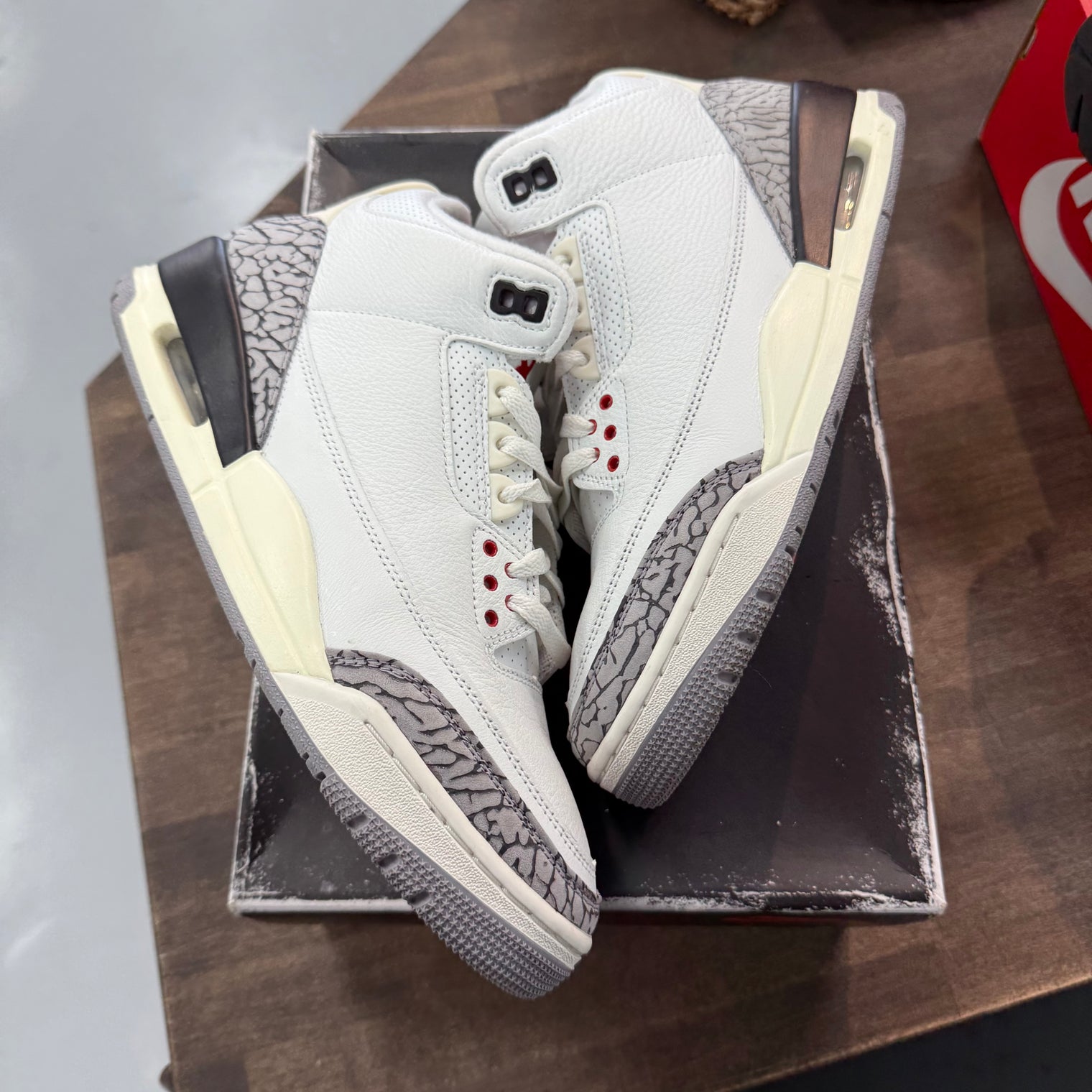 White Cement Reimagined Jordan 3 Retro (Lightly Worn)