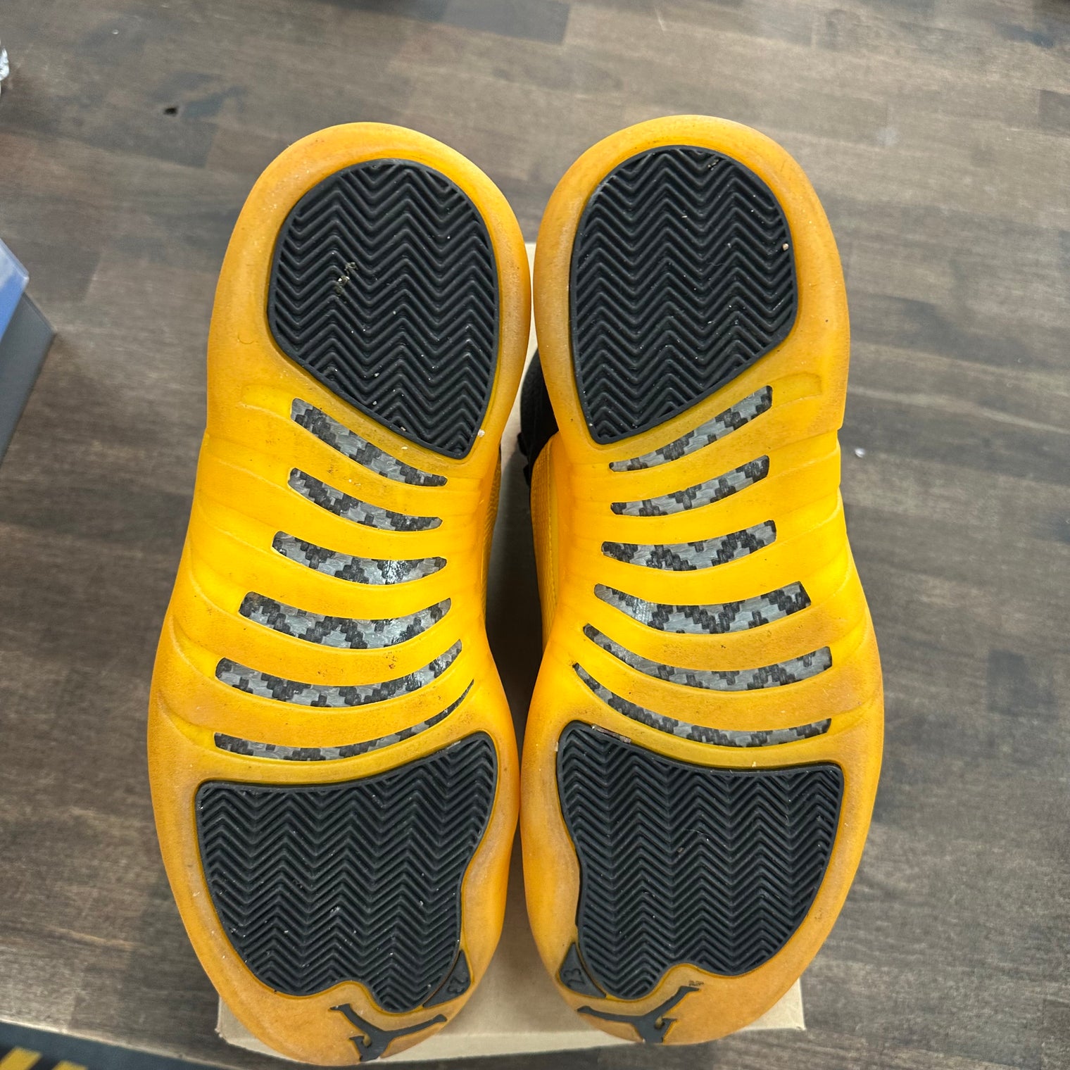 Black University Gold Jordan 12 Retro (USED, No Box)