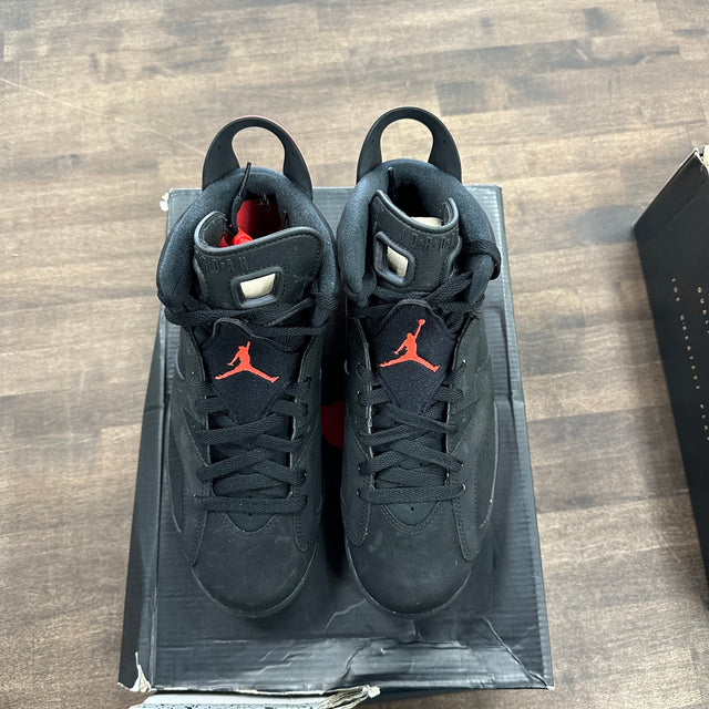 Jordan 6 Retro Infrared Black (2014) (US 8) (USED, Damaged Box)