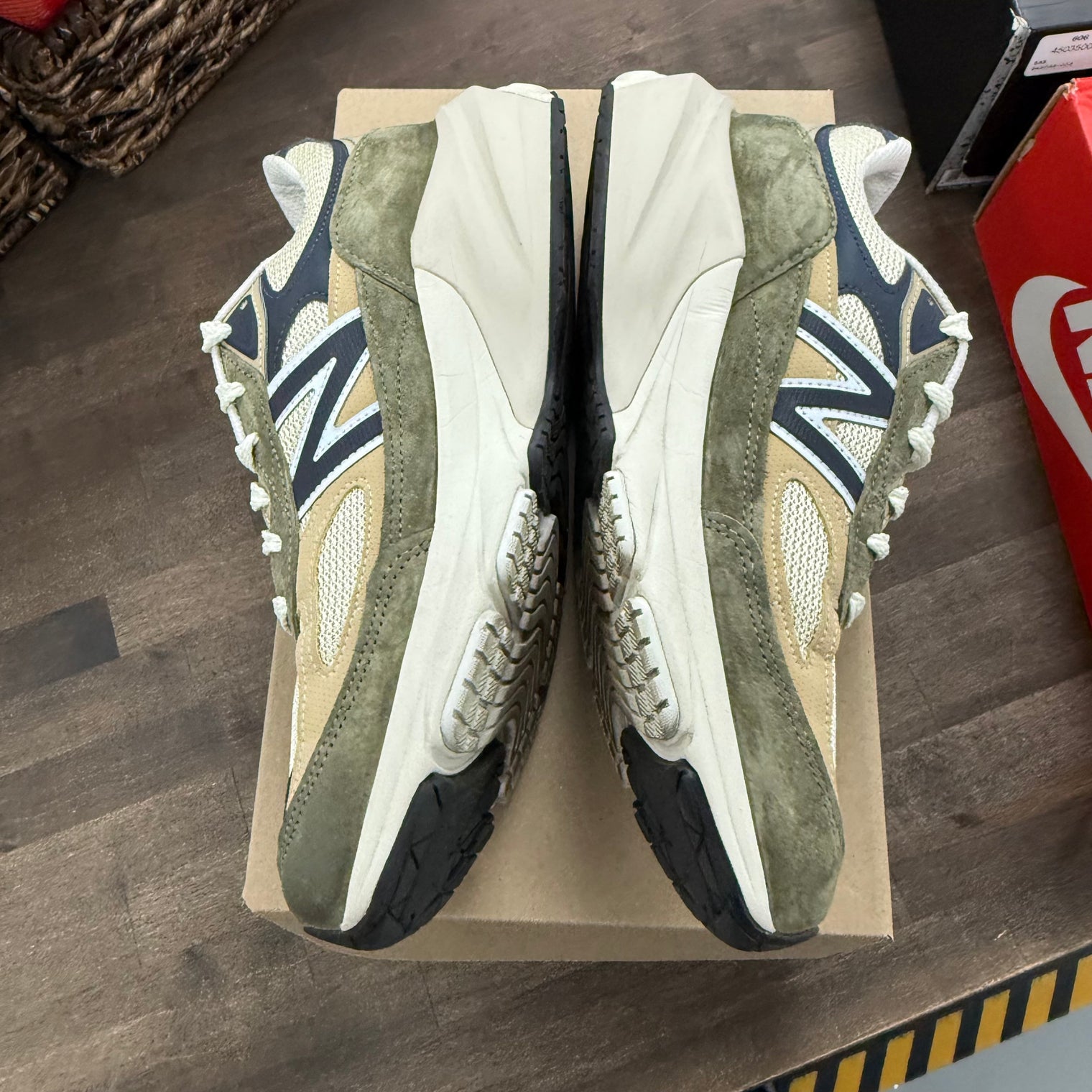 New Balance 990v6 MiUSA Dark Camo Incense (USED,No Box)