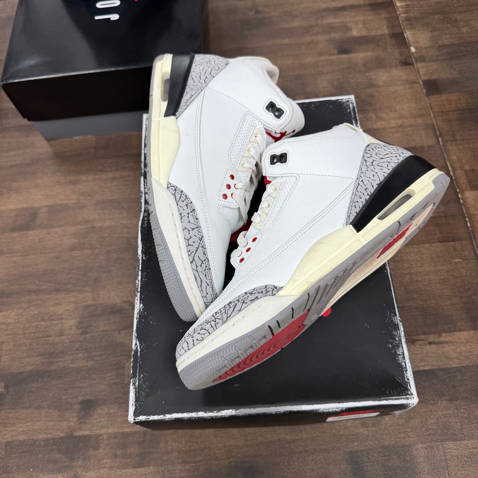 White Cement Reimagined Jordan 3 Retro (USED)