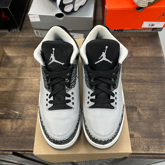 Wolf Grey Jordan 3 Retro (USED, No Box)