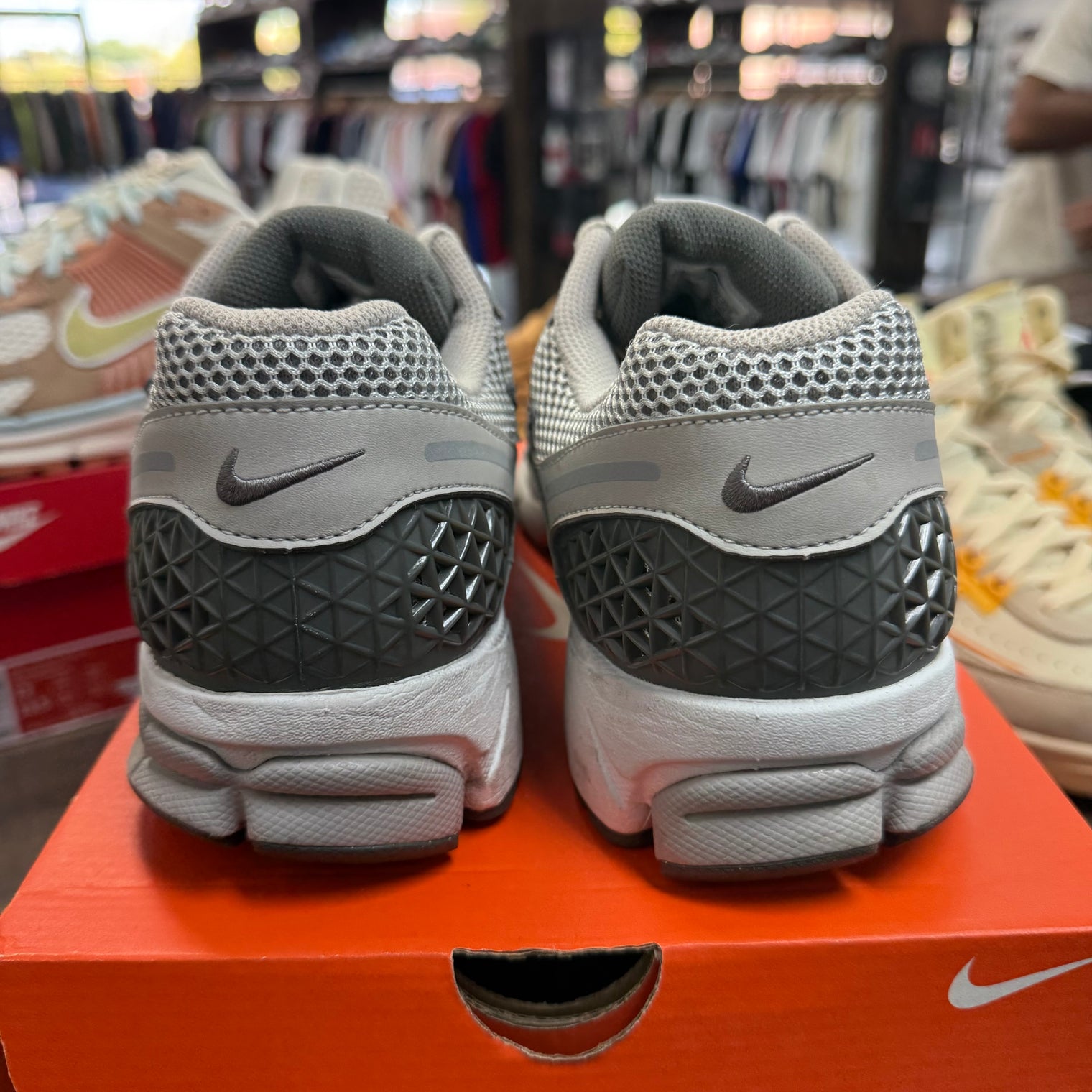 Iron Ore Flat Pewter Nike Vomero 5 (USED, Replacement Box)