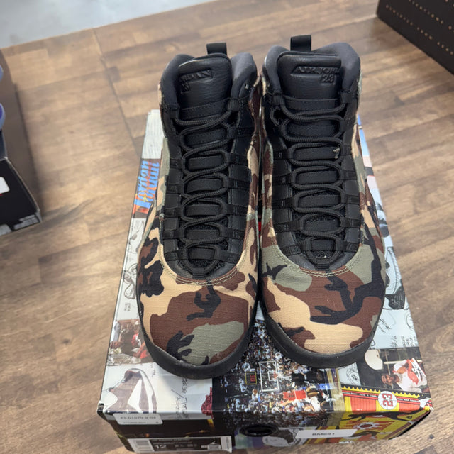 Woodland Camo Jordan 10 Retro (USED)