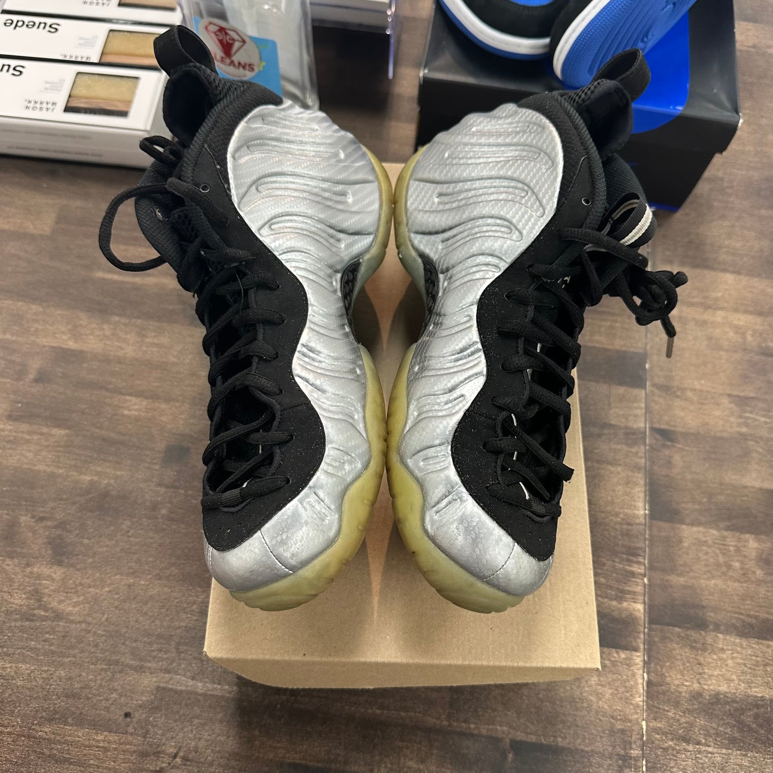 Nike Air Foamposite One Silver Surfer (USED, No Box)