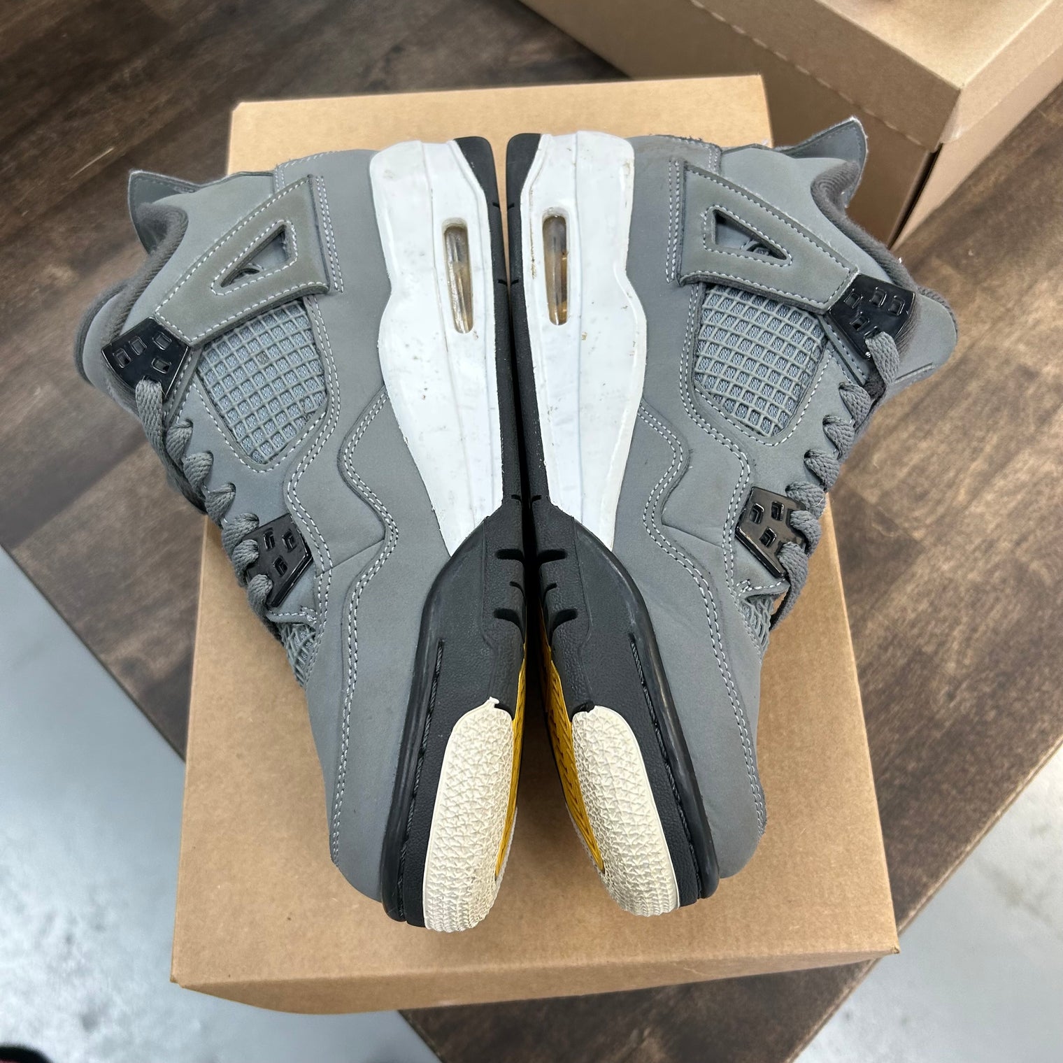 (GS) Cool Grey Jordan 4 Retro (2019) (USED, No Box)