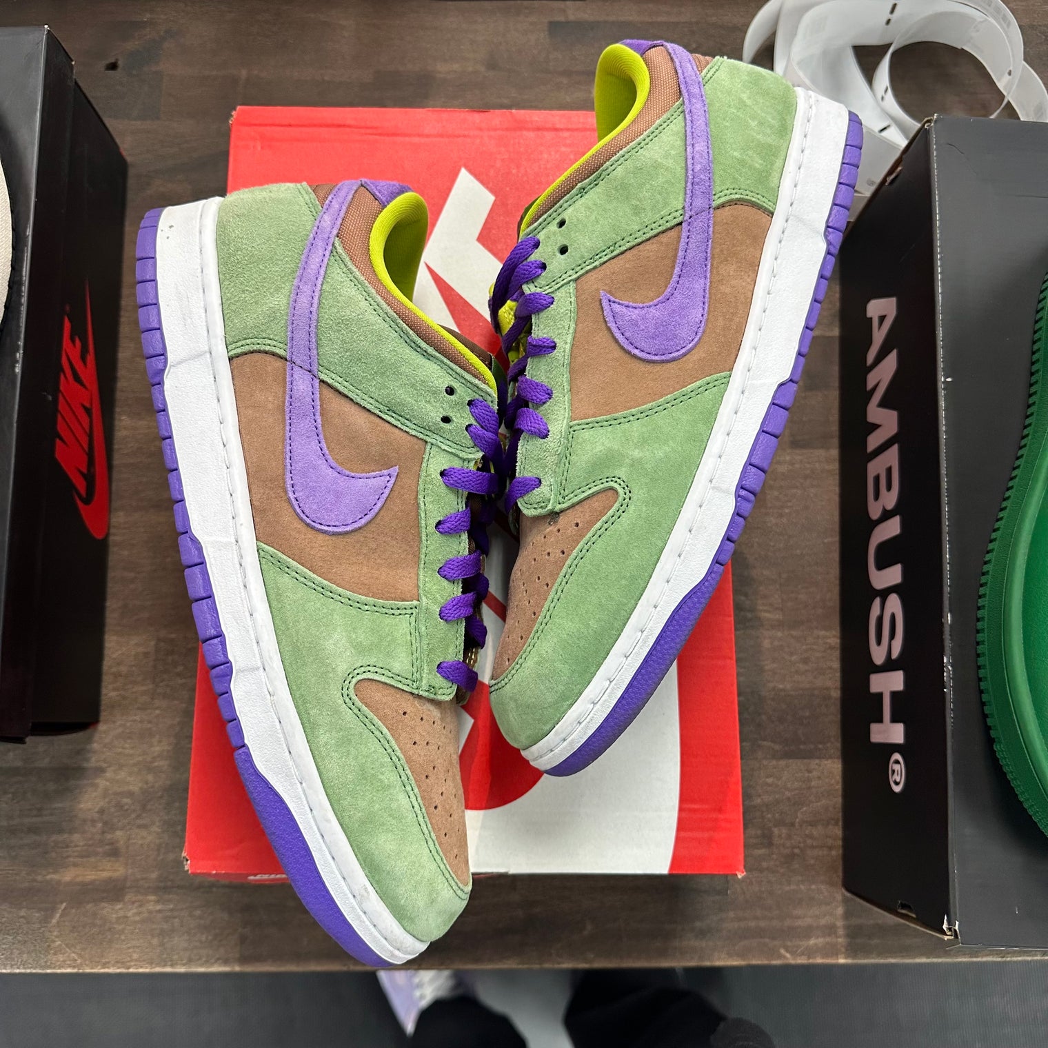 Veneer Dunk Low (USED)