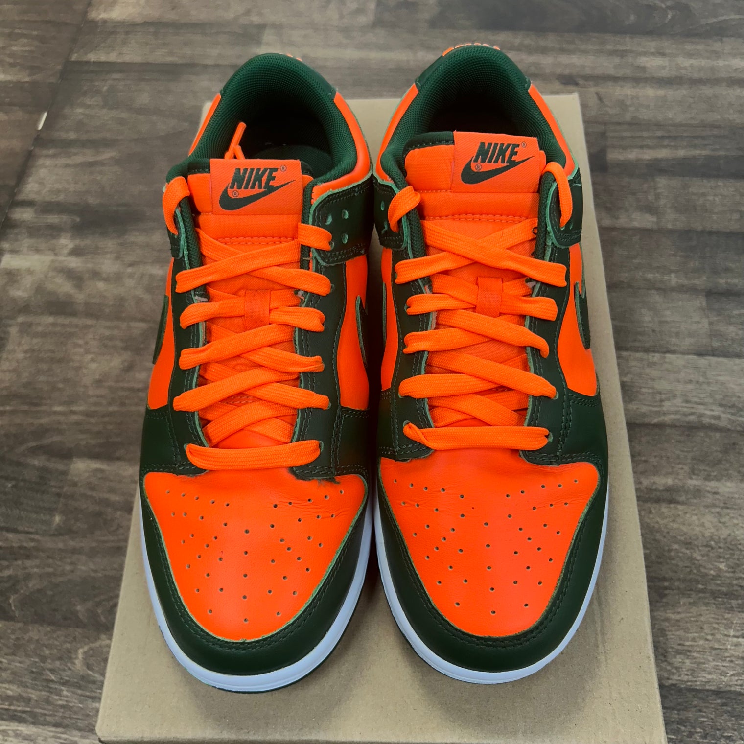 Miami Hurricanes Dunk Low (USED, No Box)