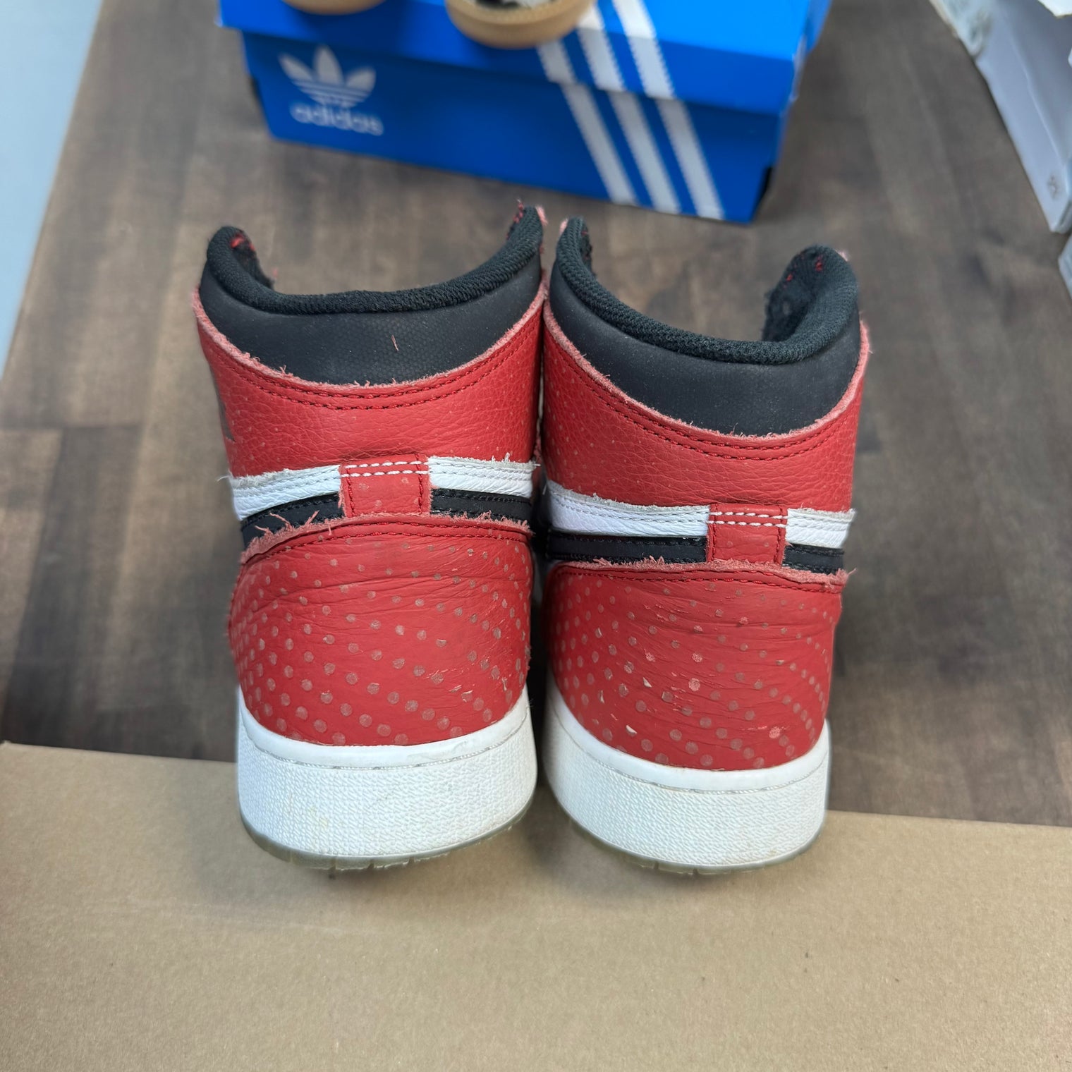 Spider-Man Origin Jordan 1 High (GS) (USED, No Box)